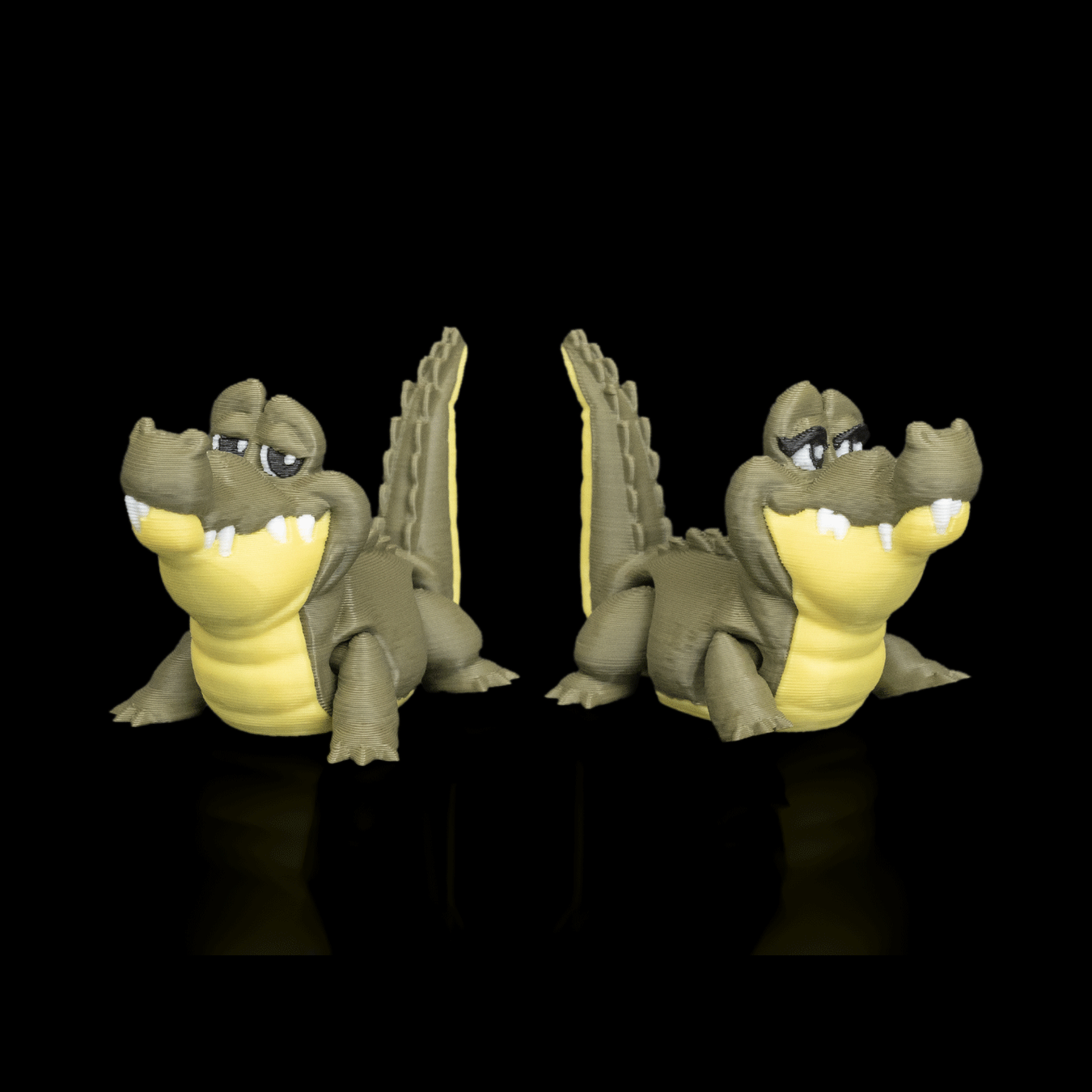 Figura decorativa Pair of Crocodiles