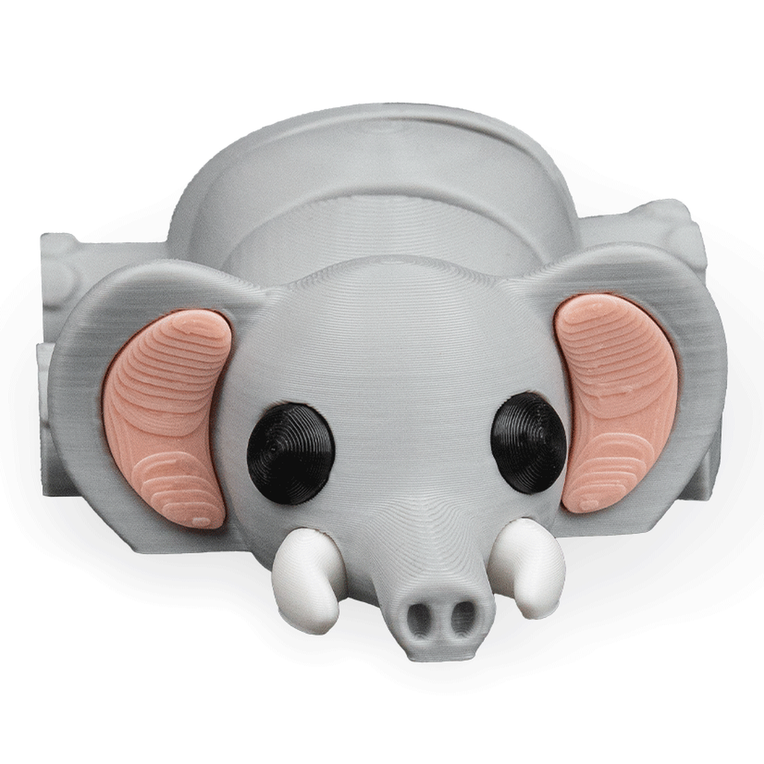Llavero de elefante relajado