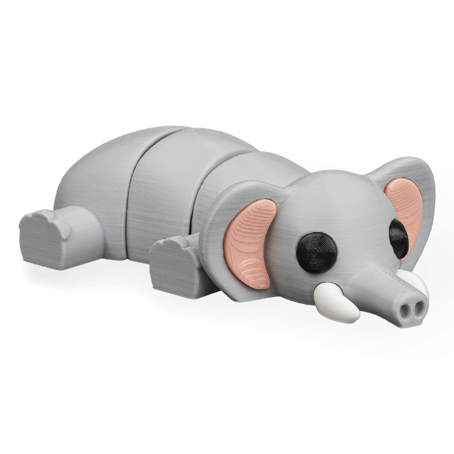 Llavero de elefante relajado