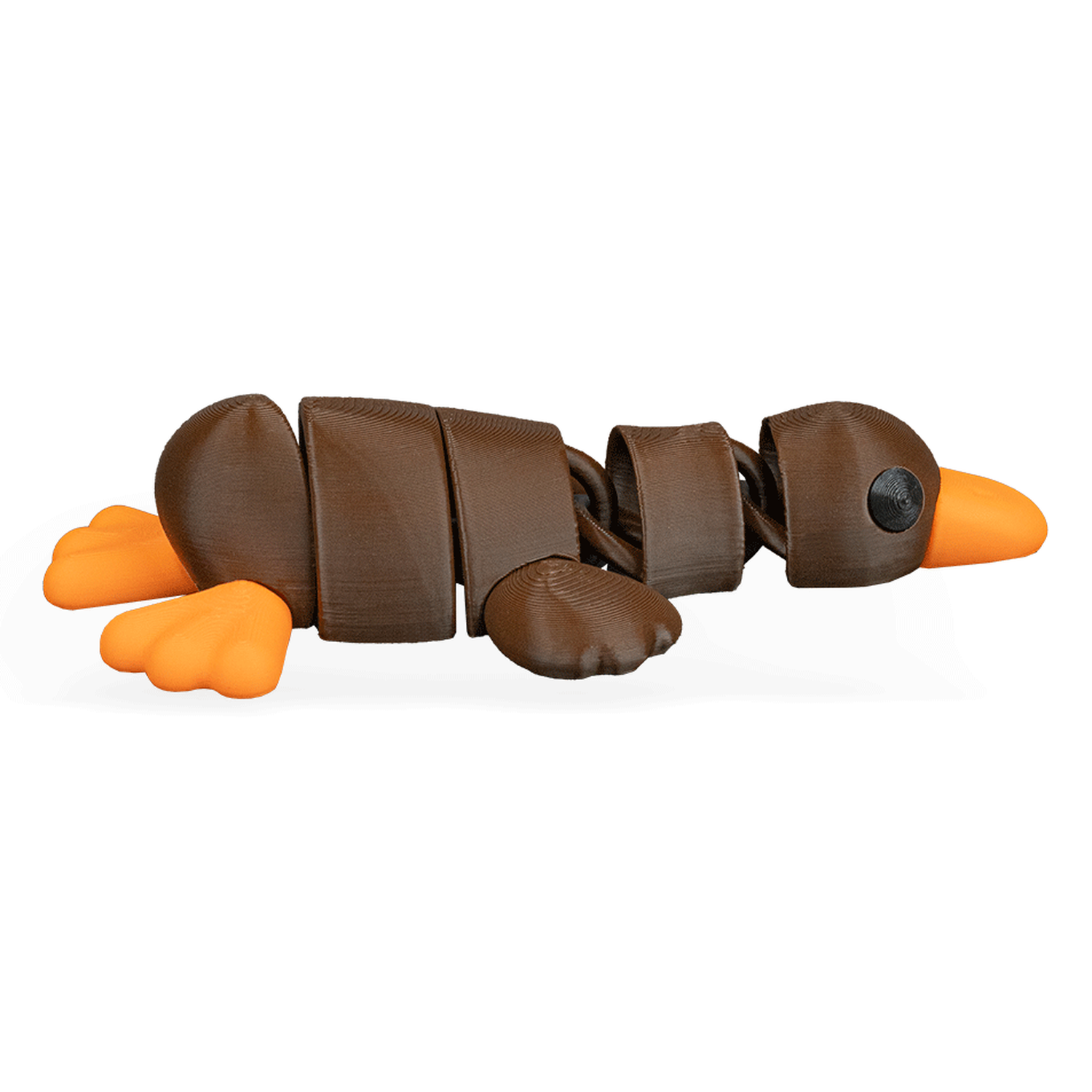 Llavero de pato descansando