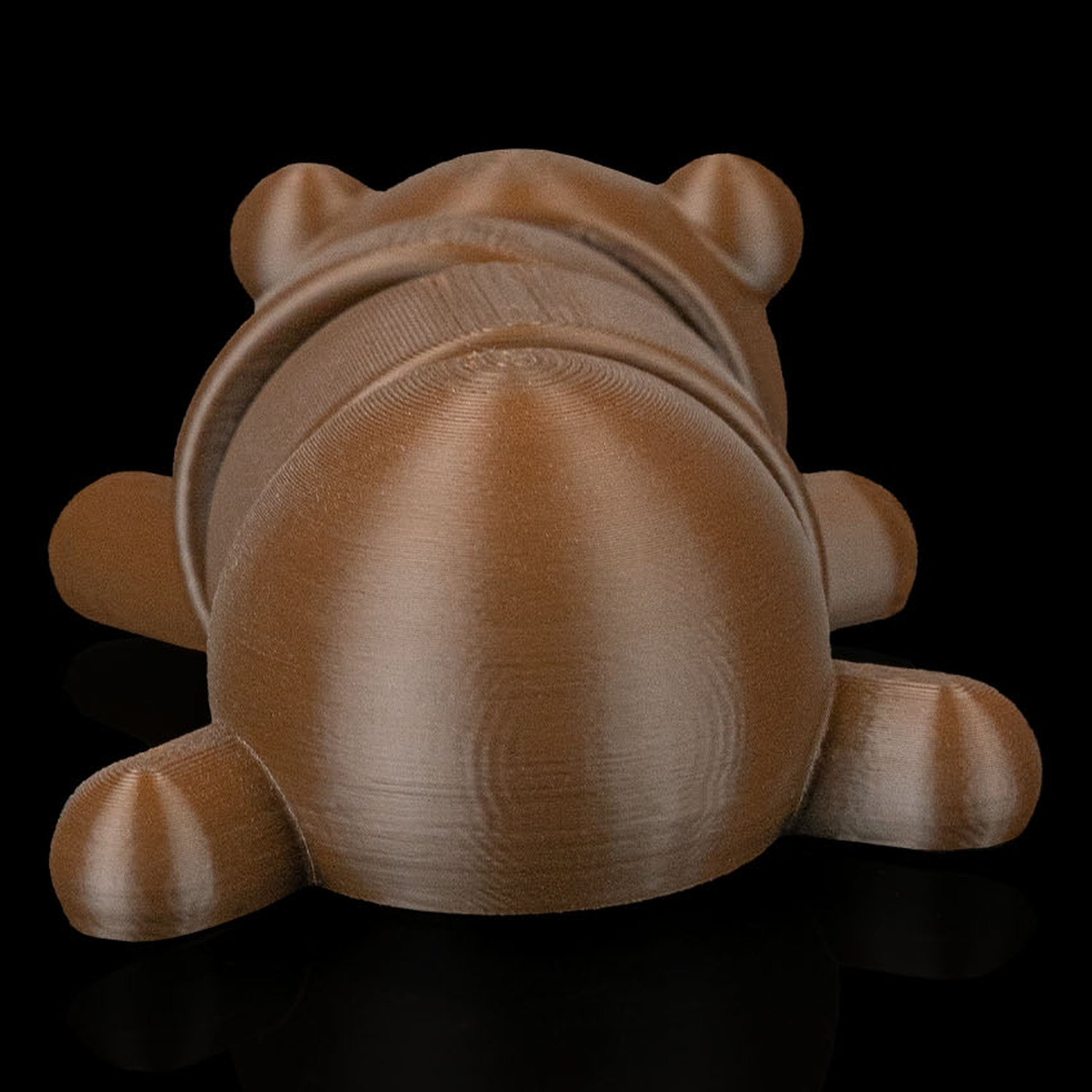 Llavero de oso tumbado