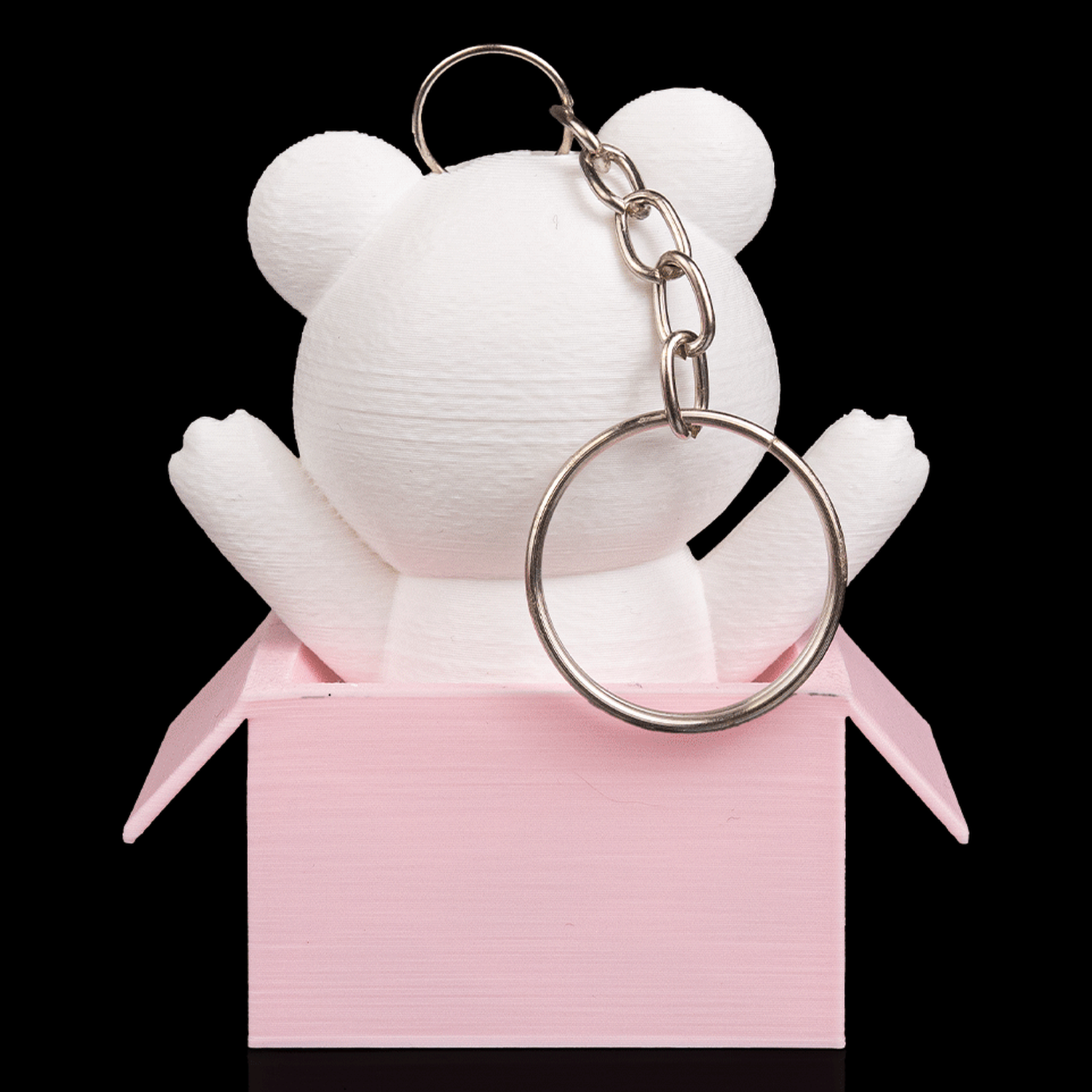 Llavero de oso en caja sorpresa Peek-a-Bear