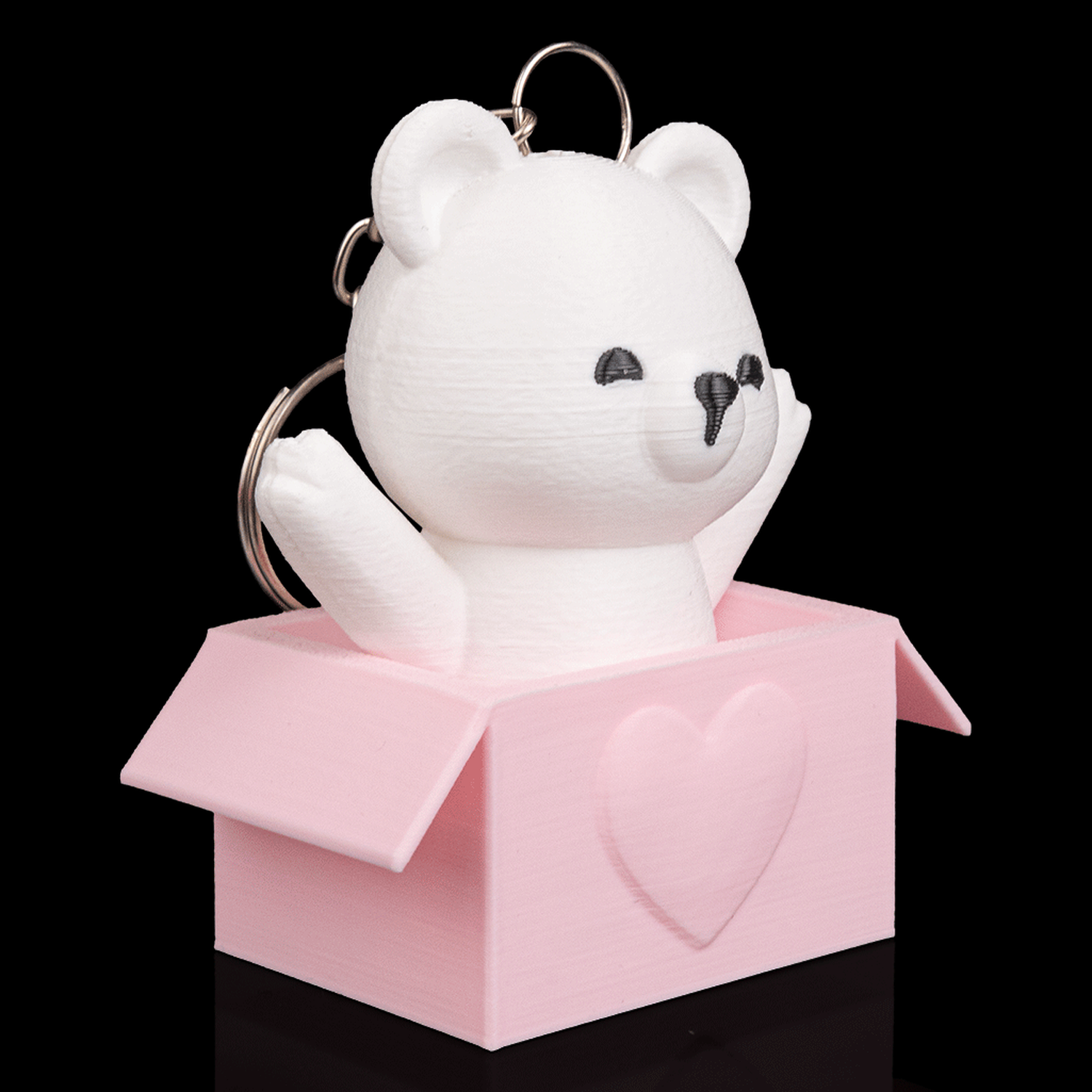 Llavero de oso en caja sorpresa Peek-a-Bear