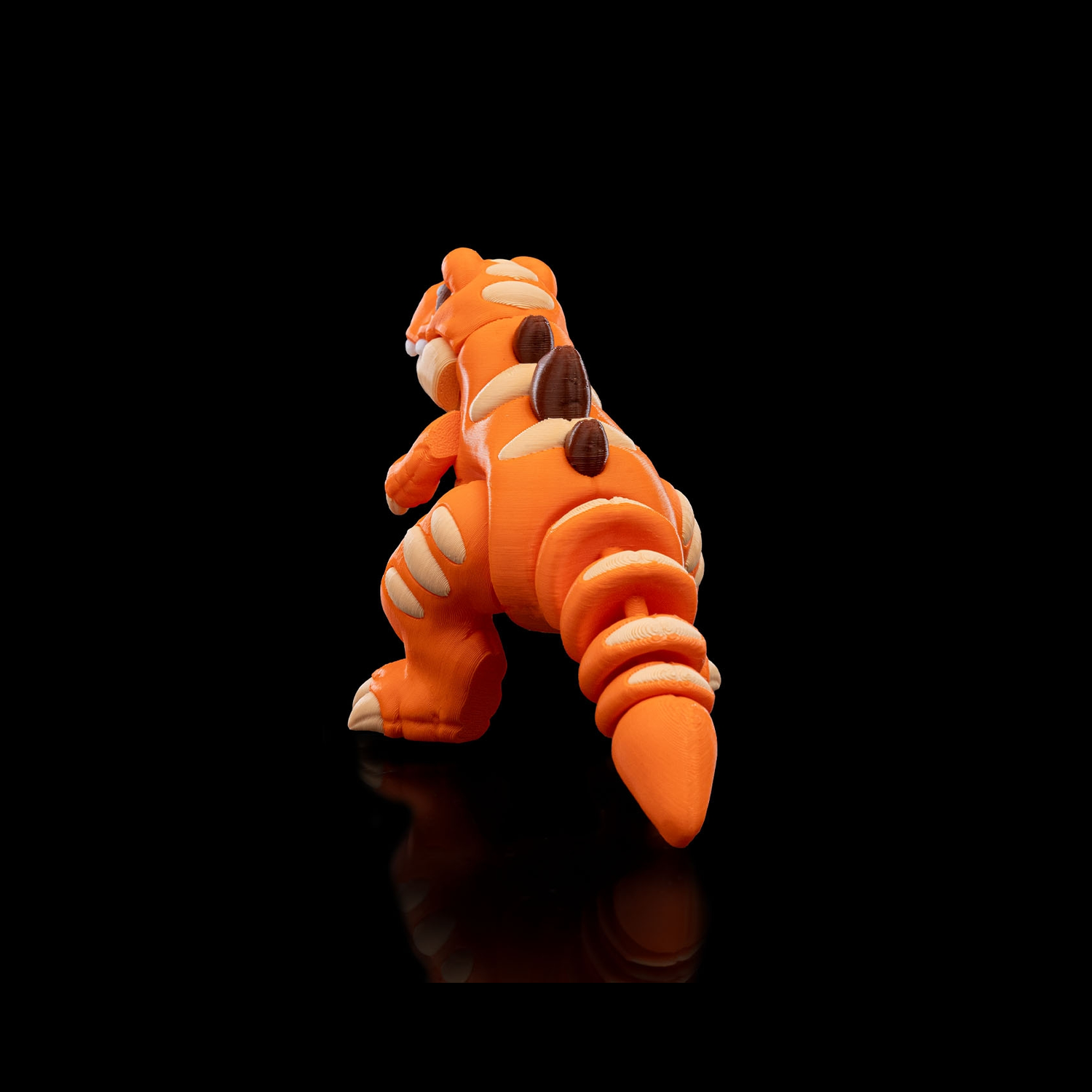 Tiranosaurio articulado de estilo peluche