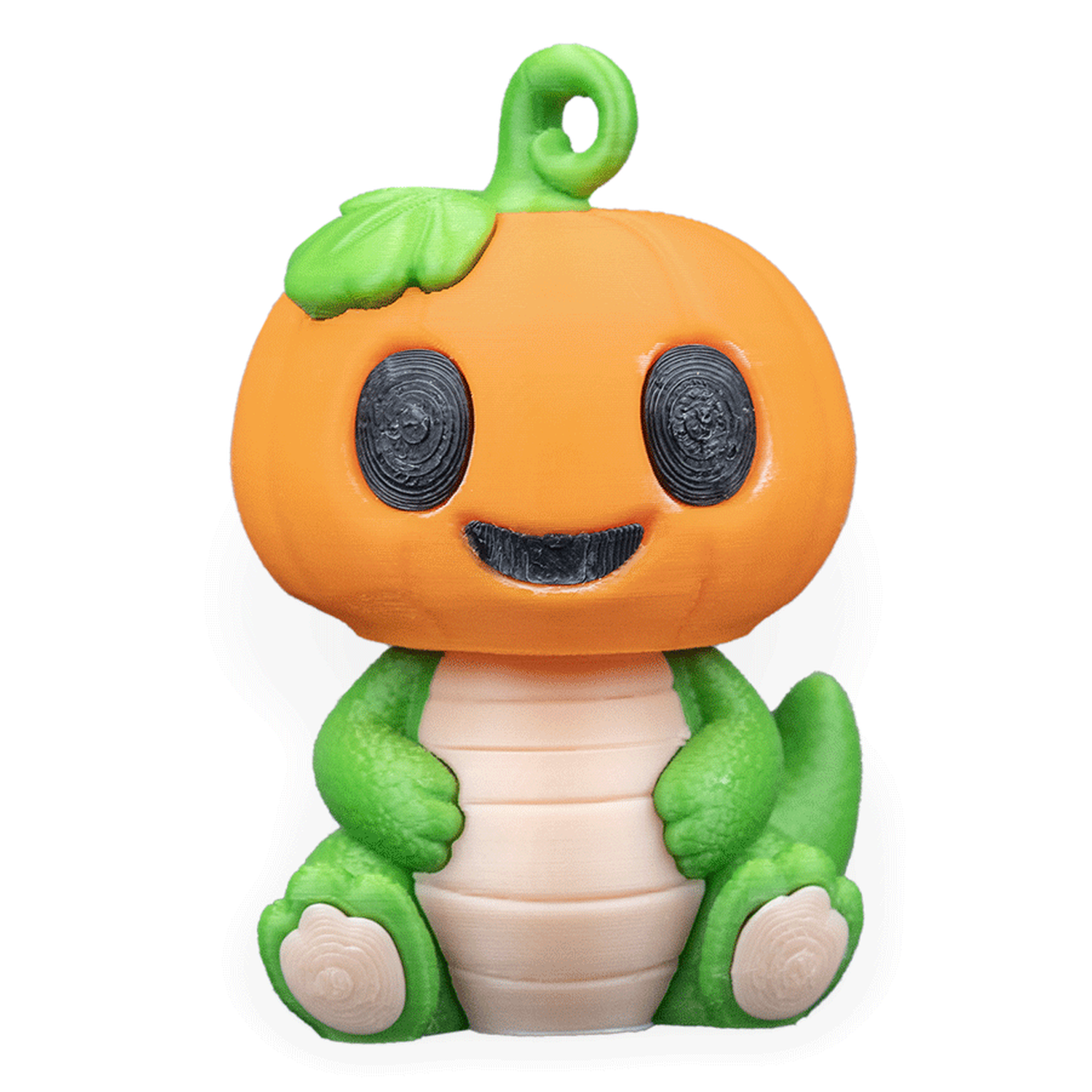 Llavero de dinosaurio calabaza Dino PumpKing