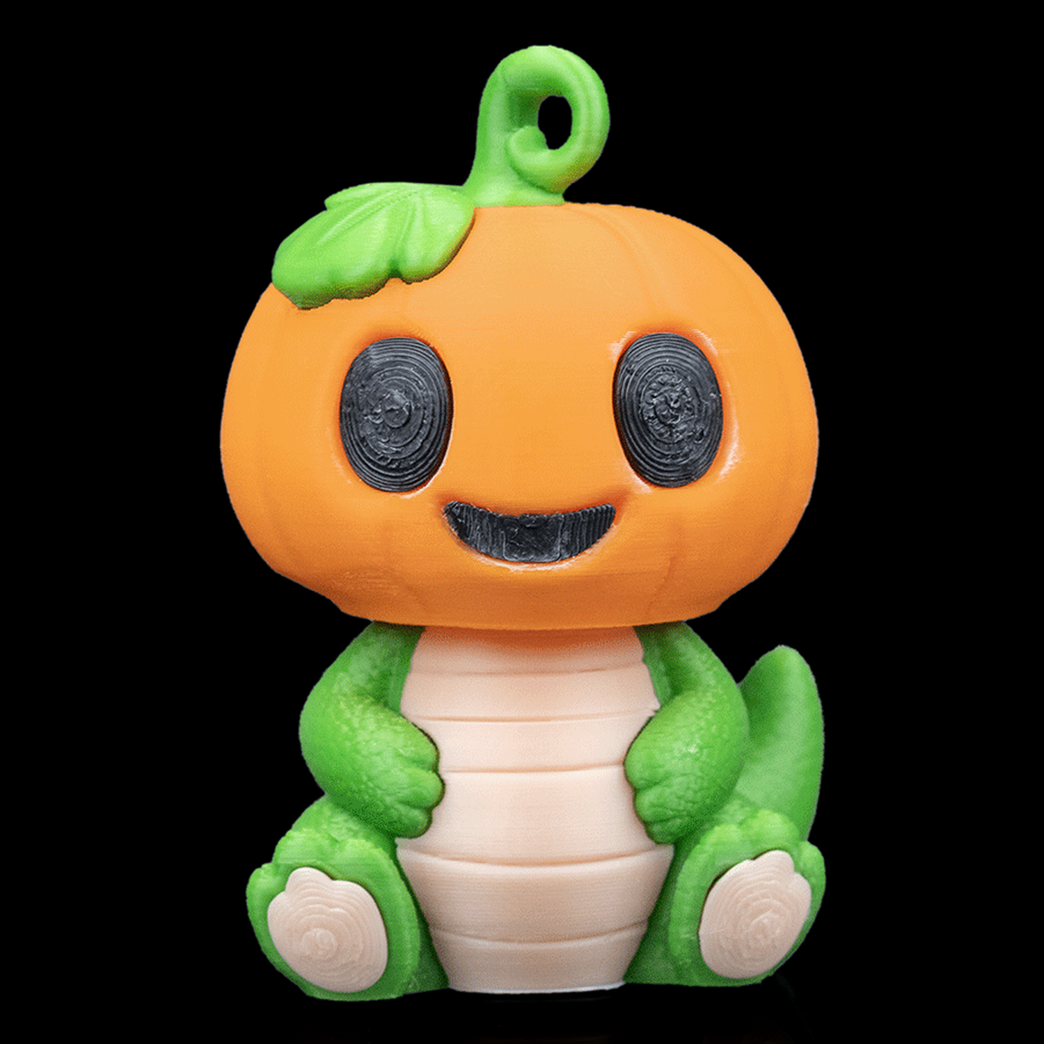 Llavero de dinosaurio calabaza Dino PumpKing