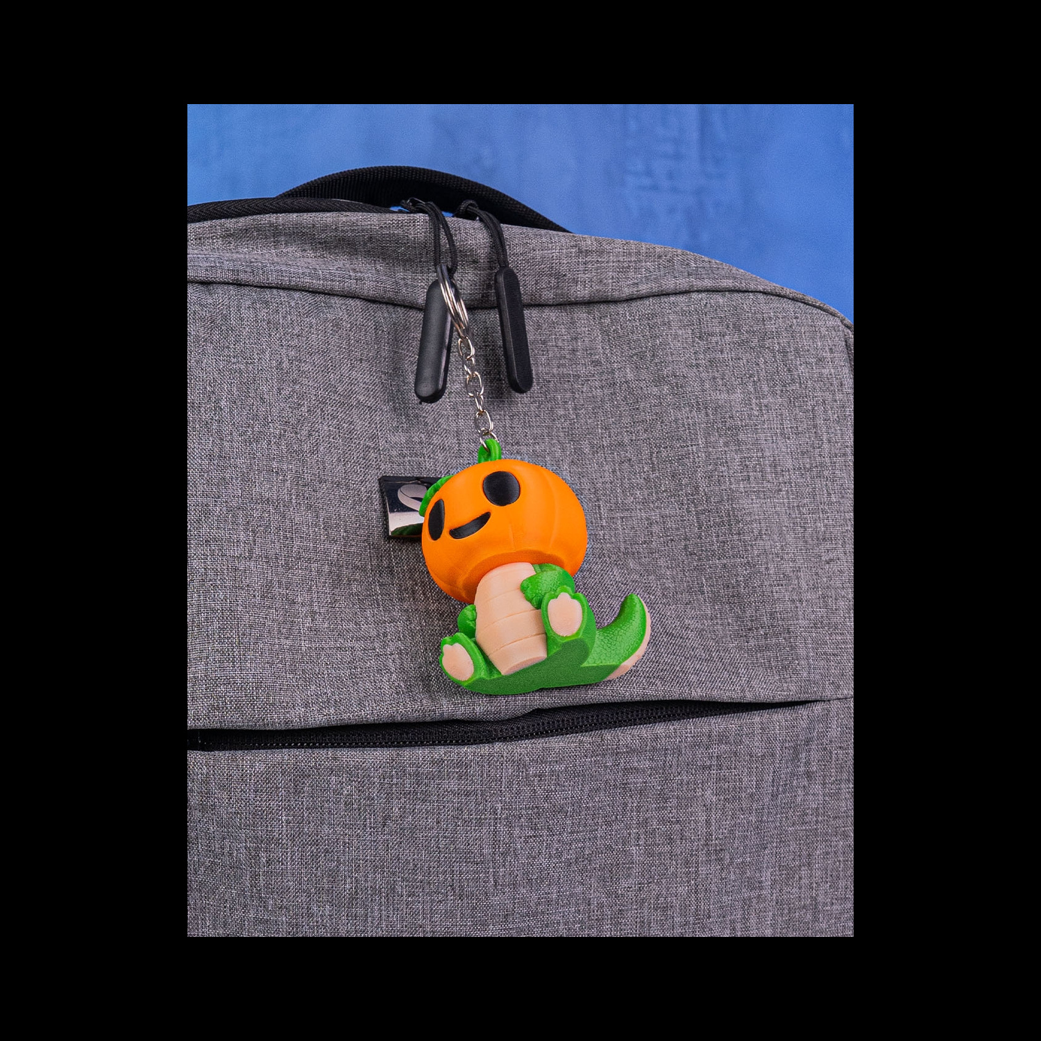 Llavero de dinosaurio calabaza Dino PumpKing