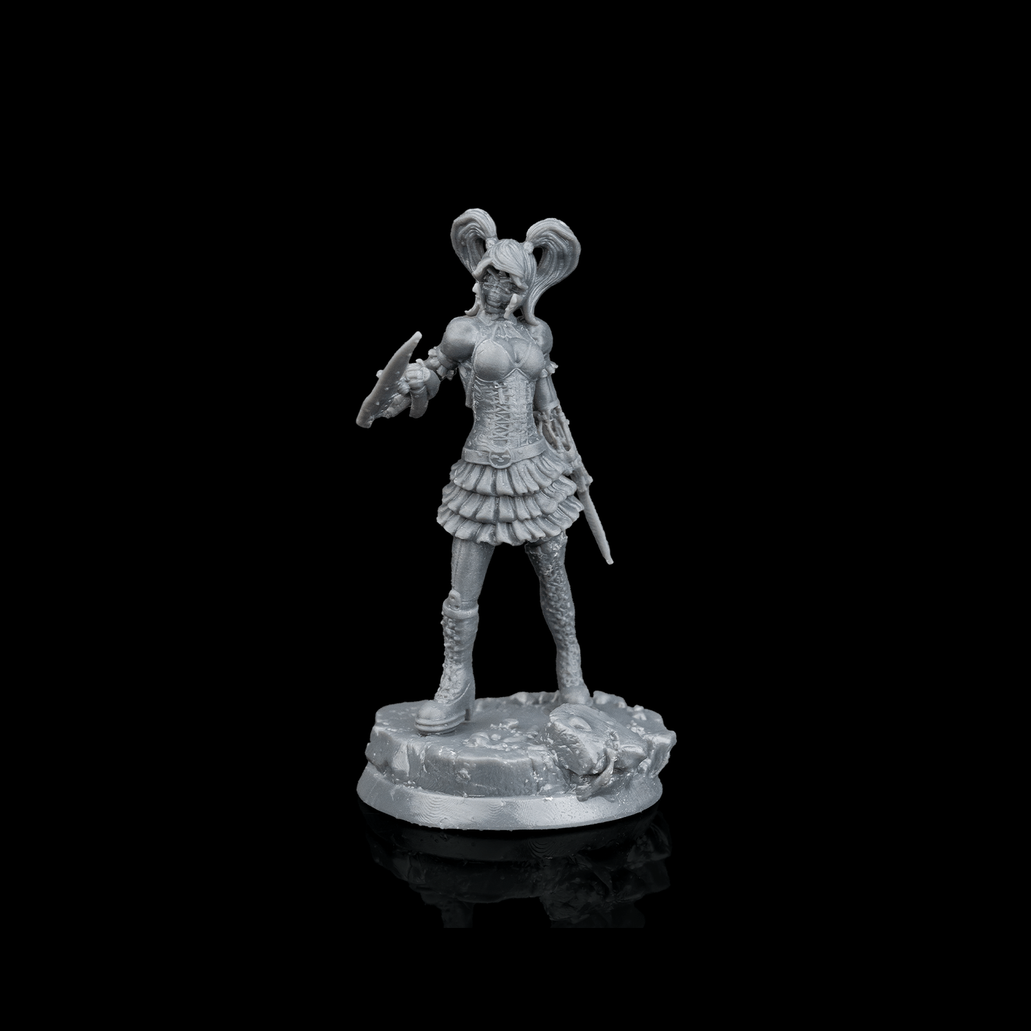Miniaturas de androides gemelas Twin Androids