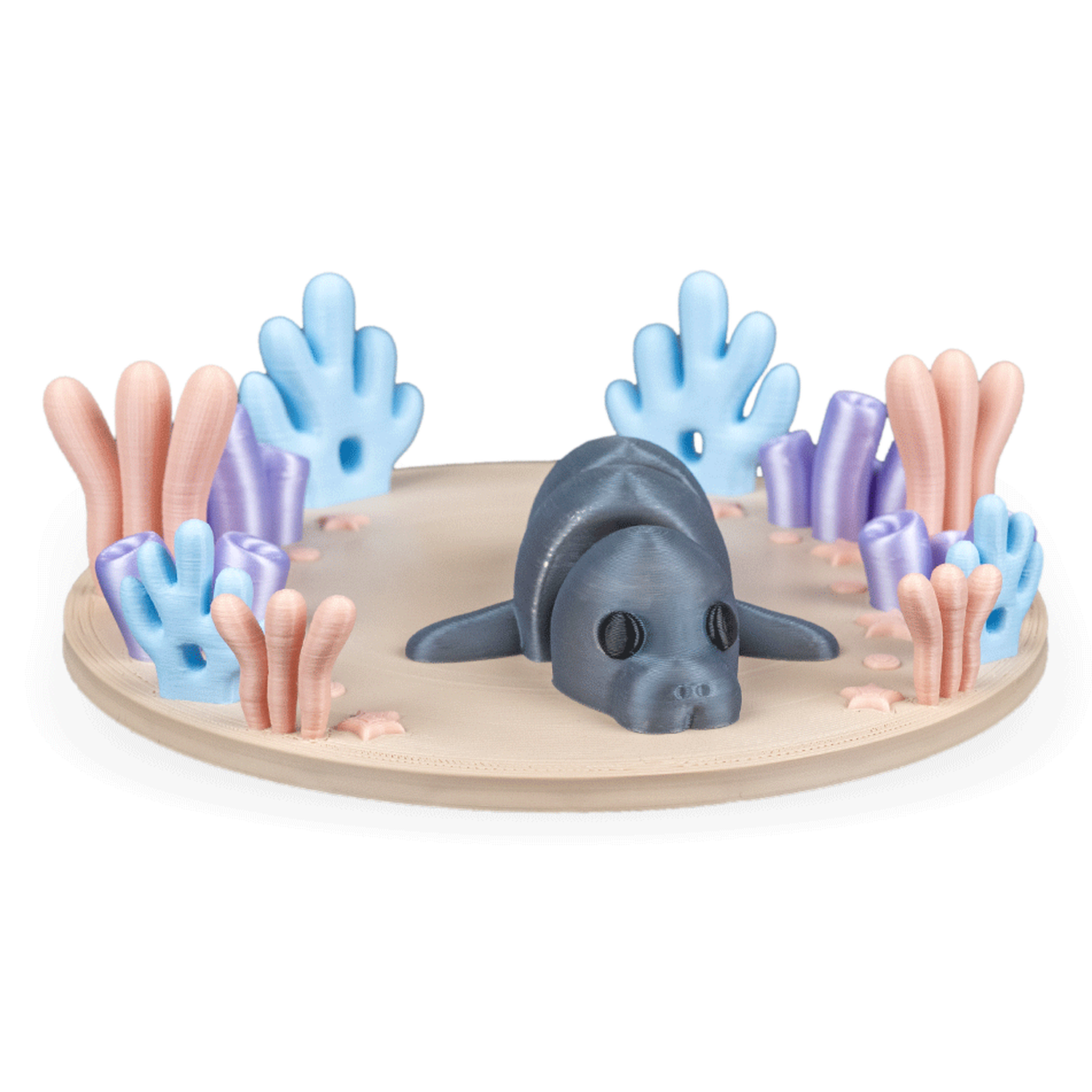 Llavero Manatee in Ocean Rest