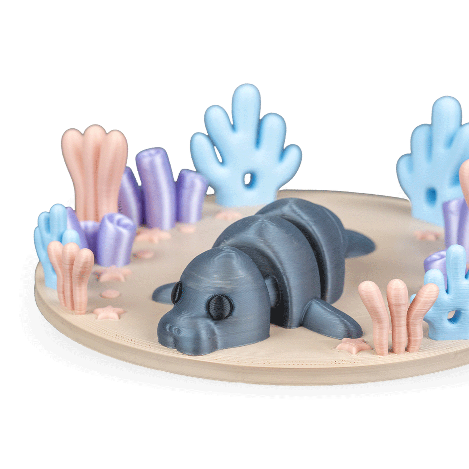Llavero Manatee in Ocean Rest