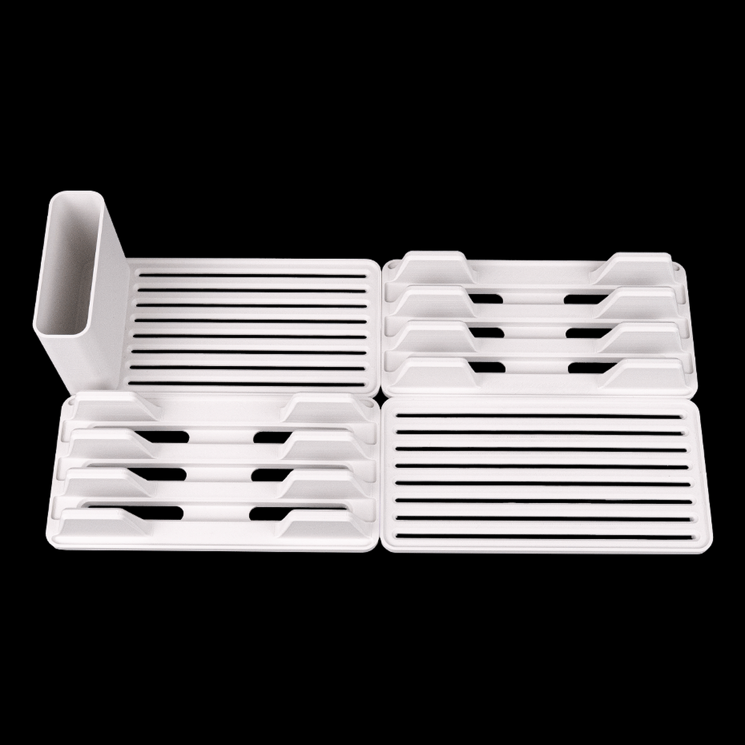 Soporte doble para platos