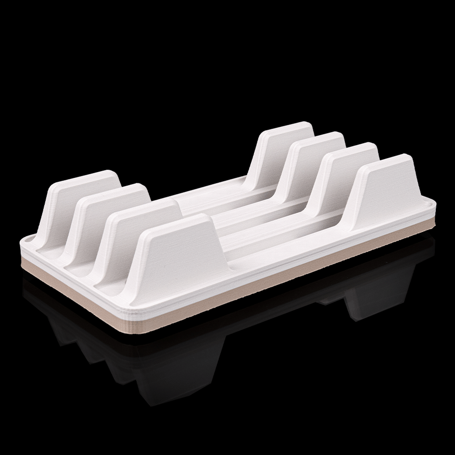 Soporte doble para platos