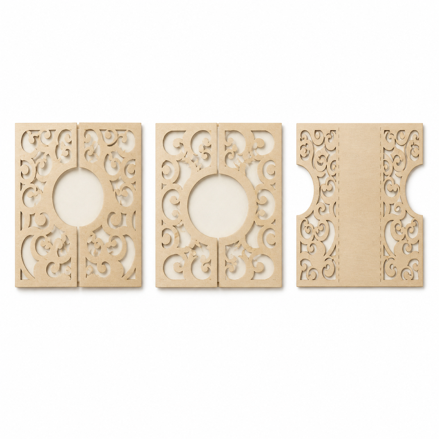 Invitación de boda ornamental elegante