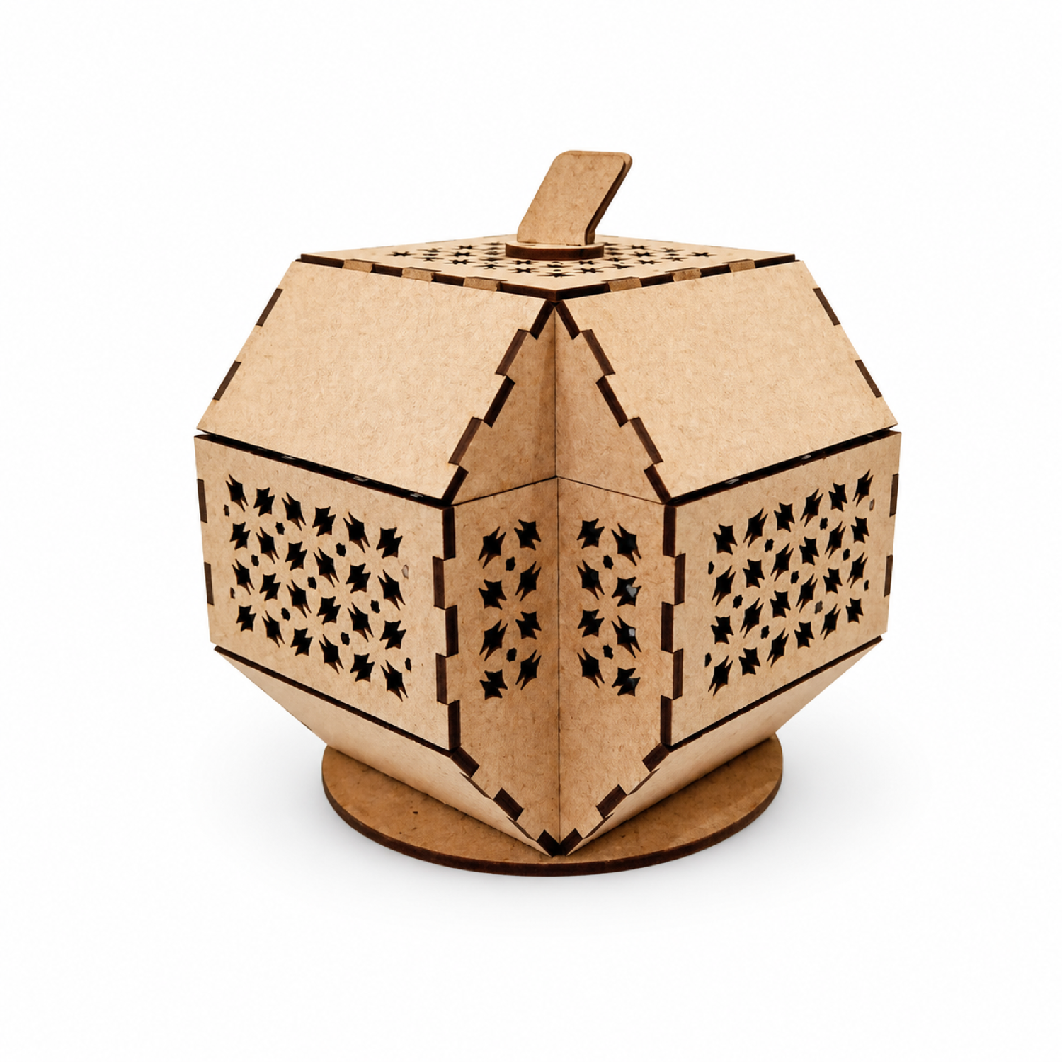 Caja de regalo para joyas con forma de manzana