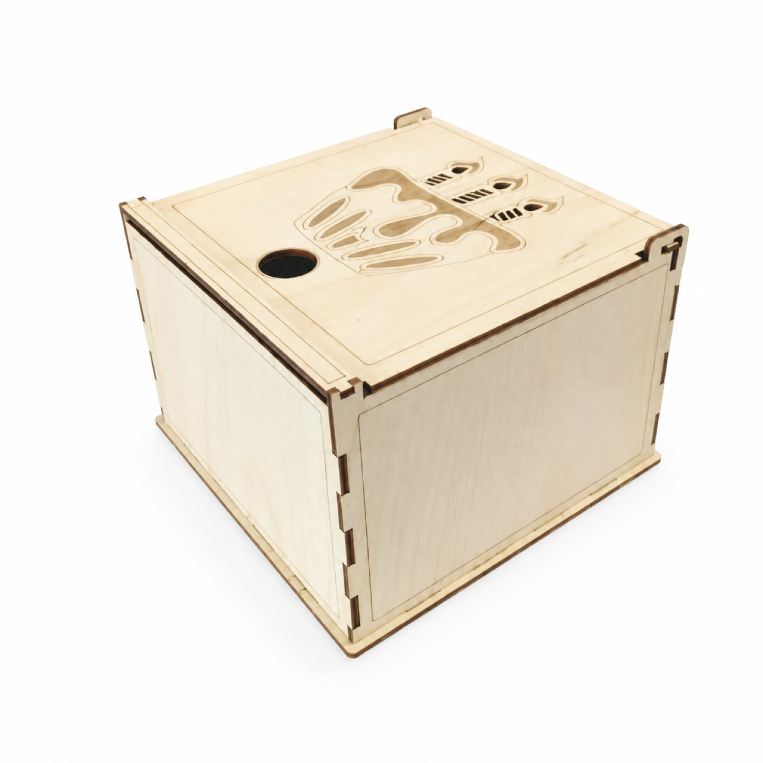 Caja de regalo de cumpleaños con tapa encajable