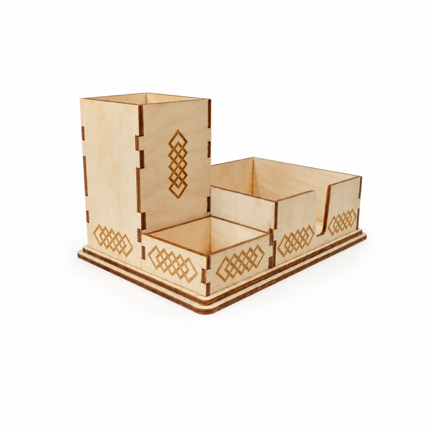 Organizador de escritorio de madera