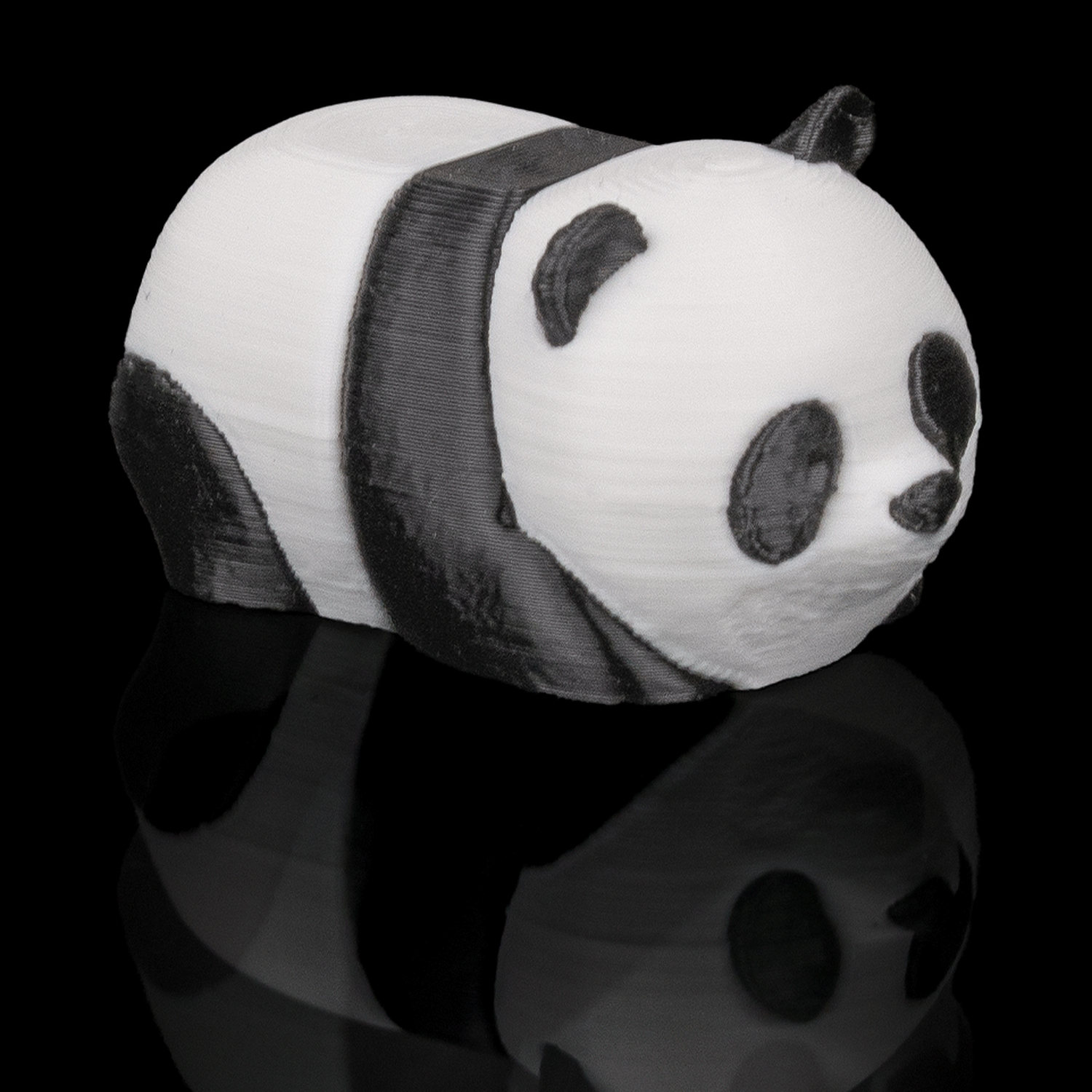 Panda descansando para juego de equilibrio