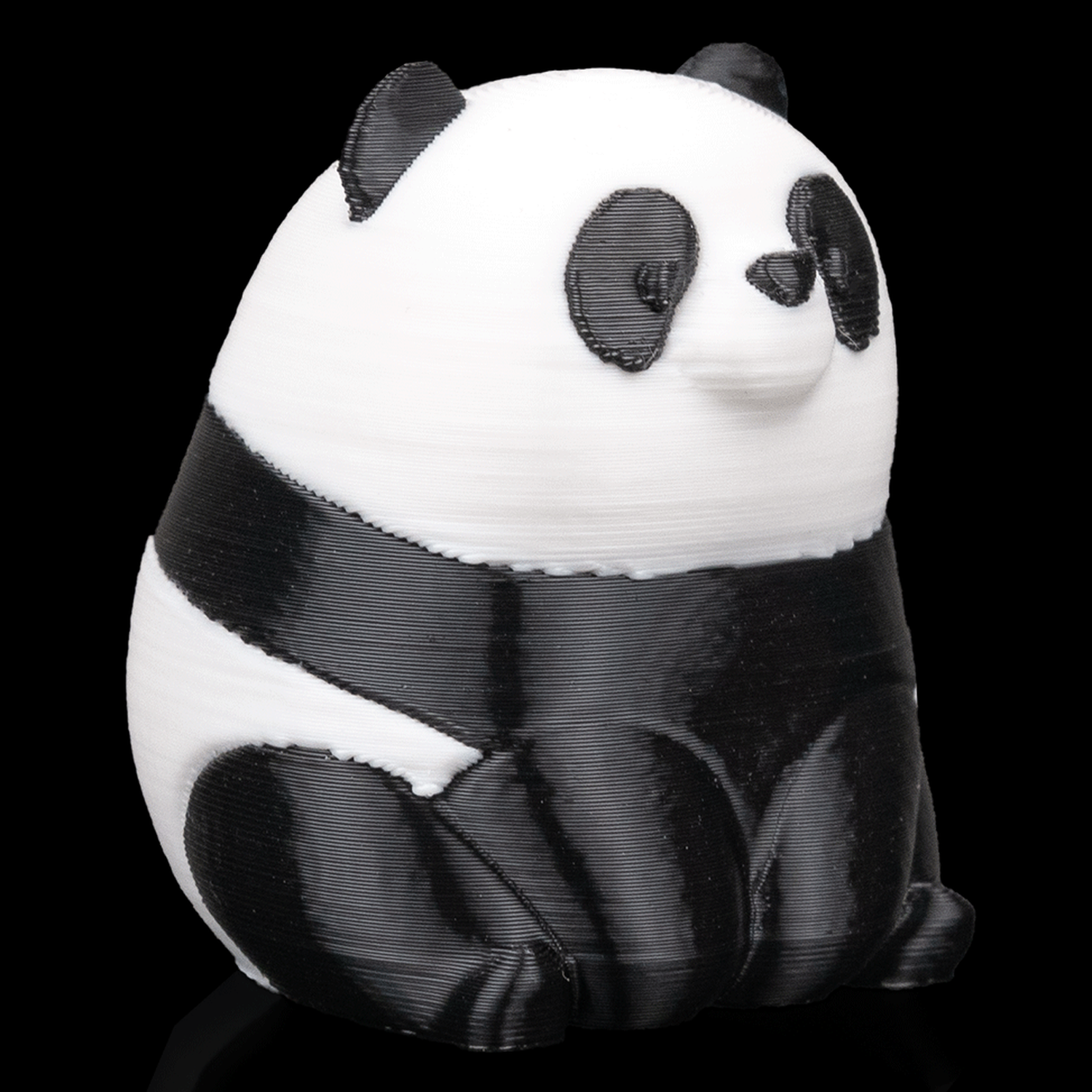 Panda sentado para juego de equilibrio