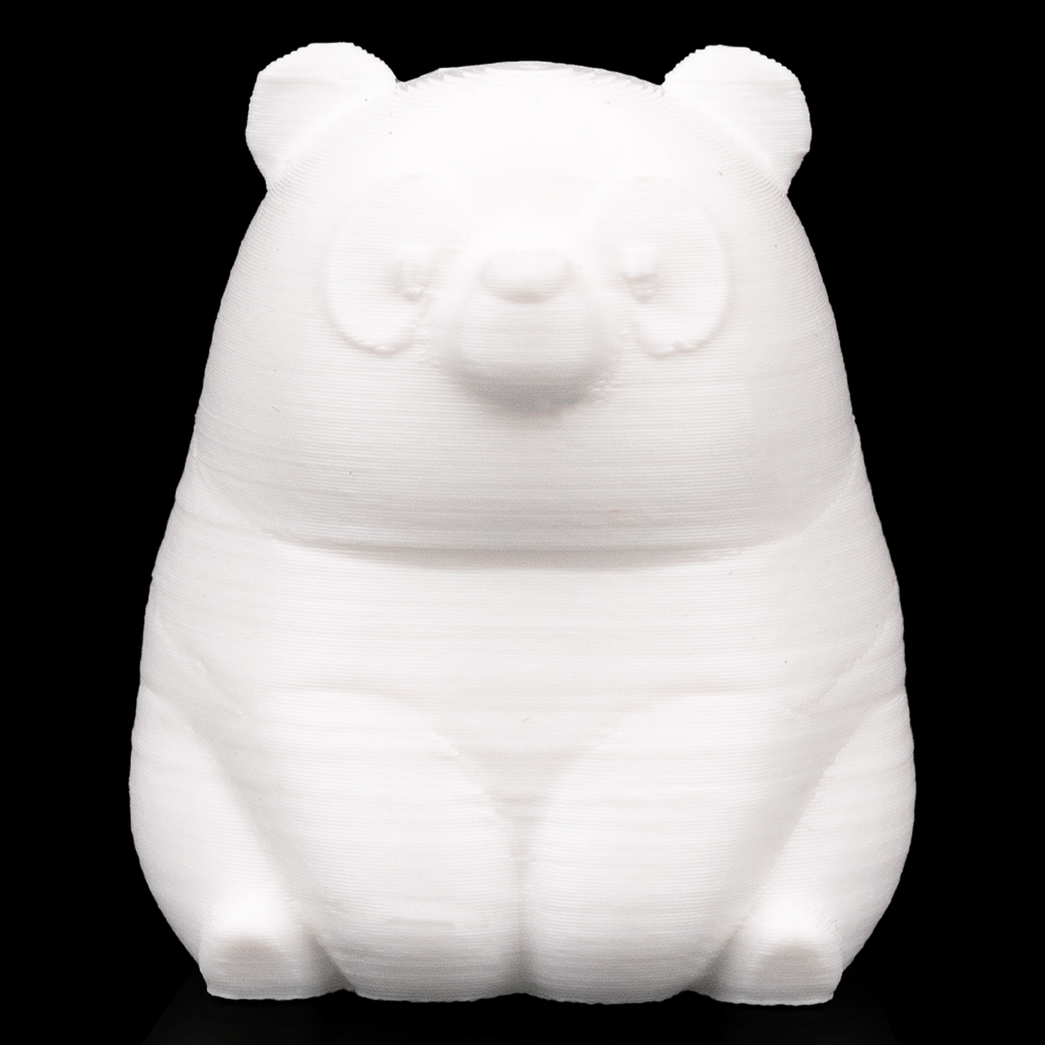 Panda sentado para juego de equilibrio