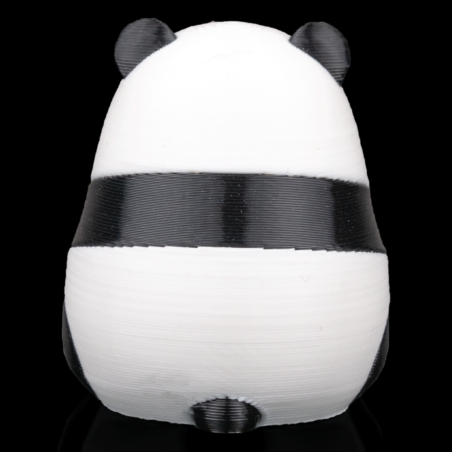 Panda sentado para juego de equilibrio