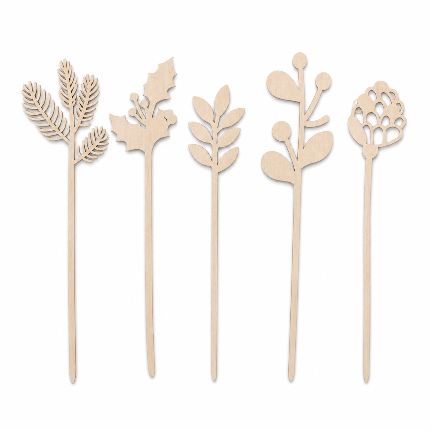 Flowers Bandle Svg, Christmas Leaves Svg