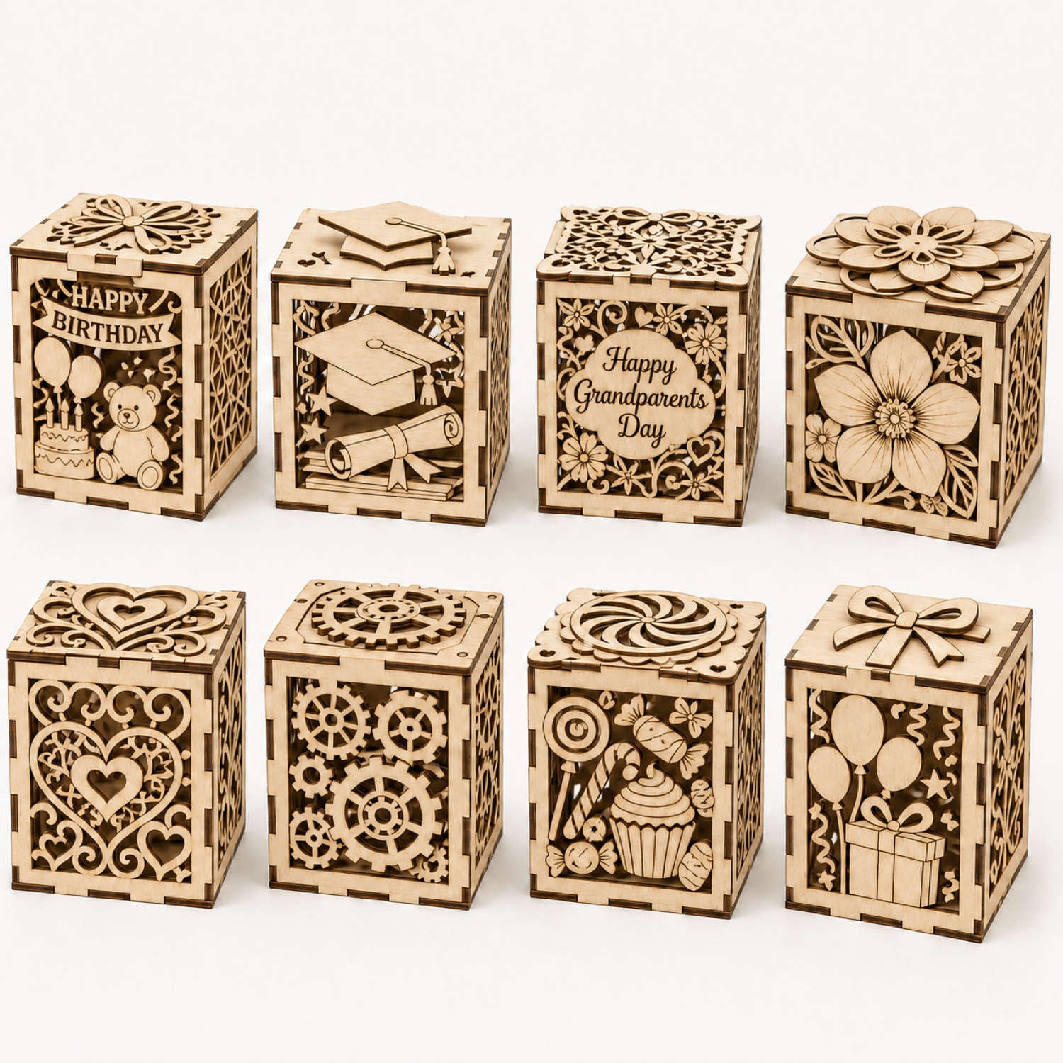 Celebration Gift Boxes (8-File Set)