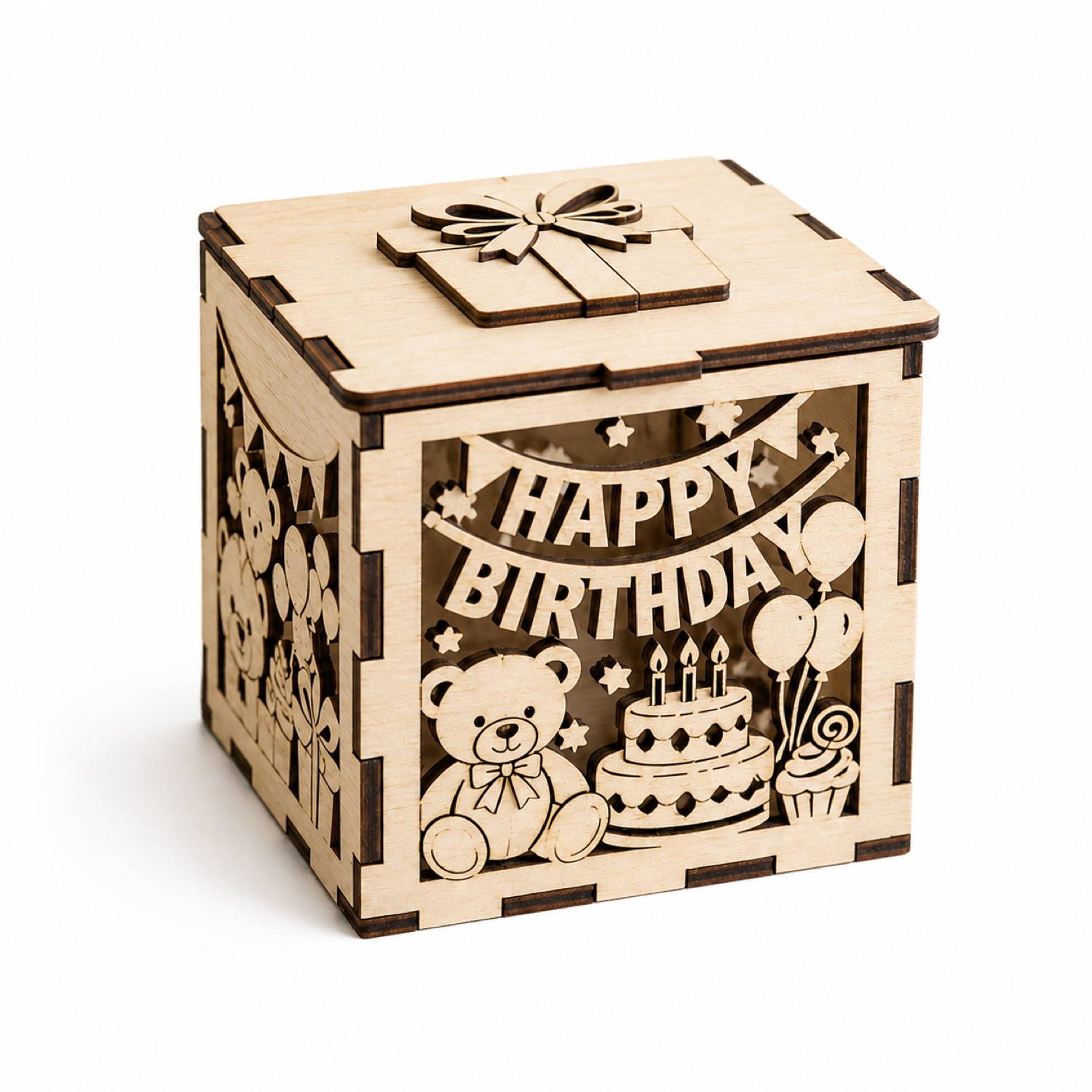 Set de cajas de regalo decorativas de madera