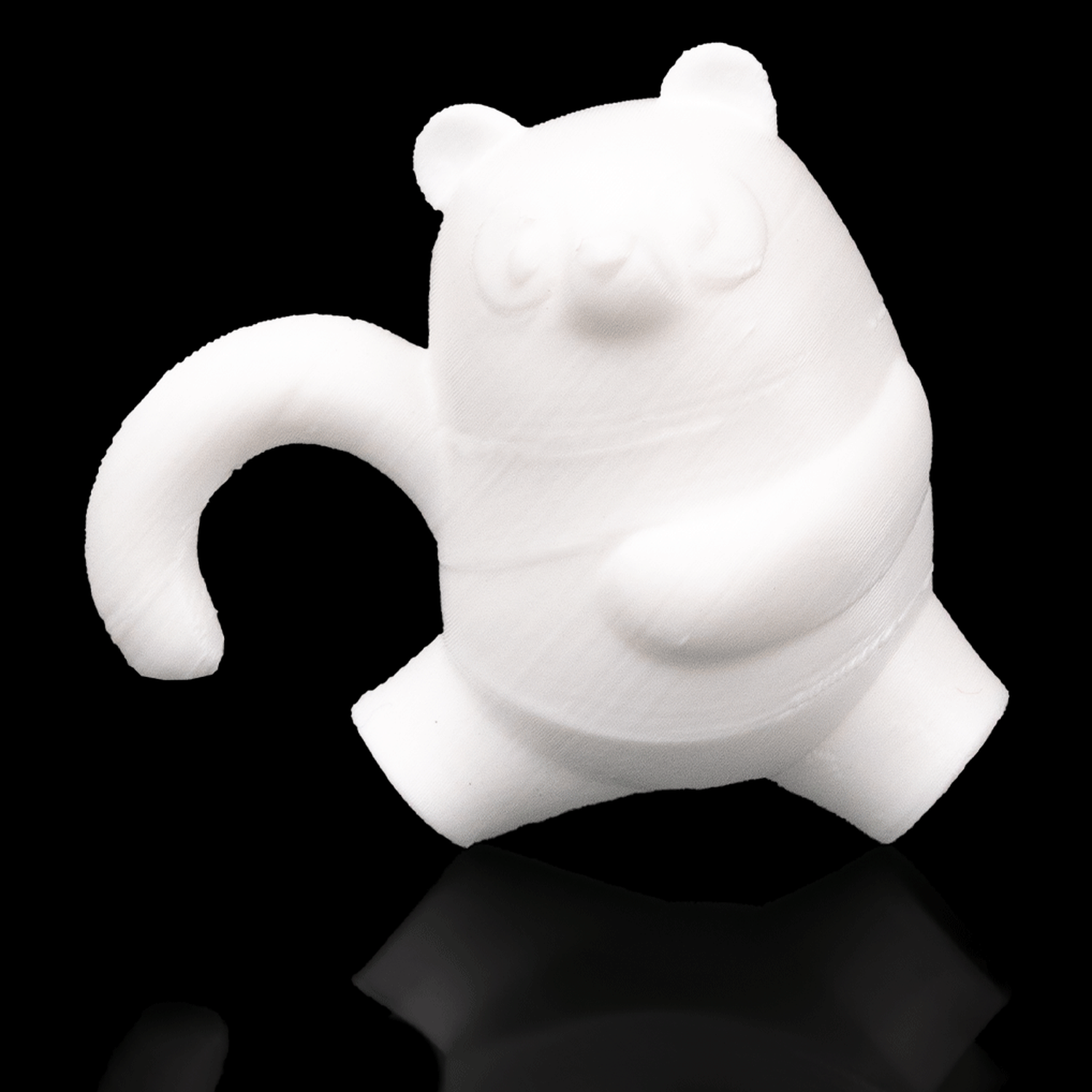 Panda colgando para juego de equilibrio
