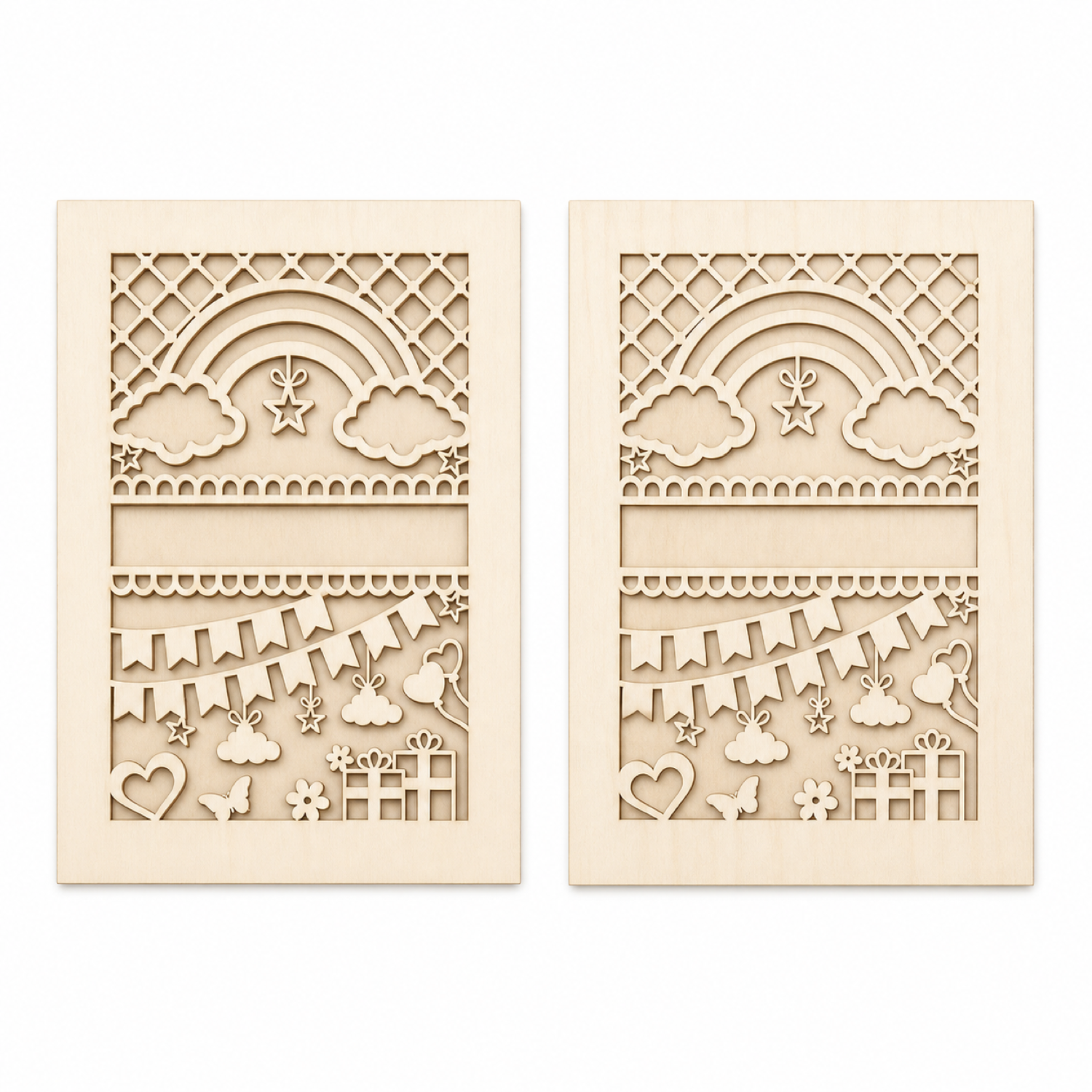 Personalized Birthday Card Paper Cut
