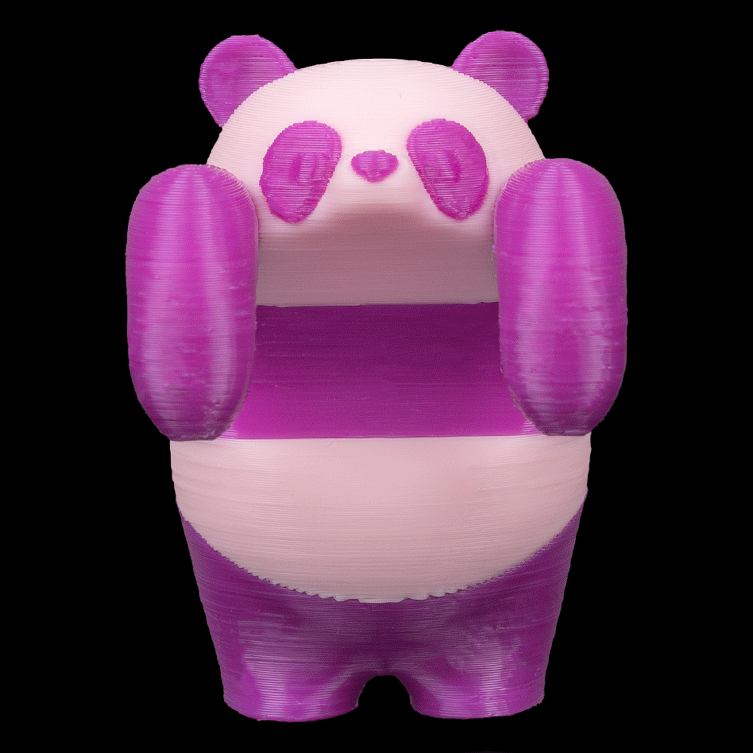 Panda trepador para juego de equilibrio