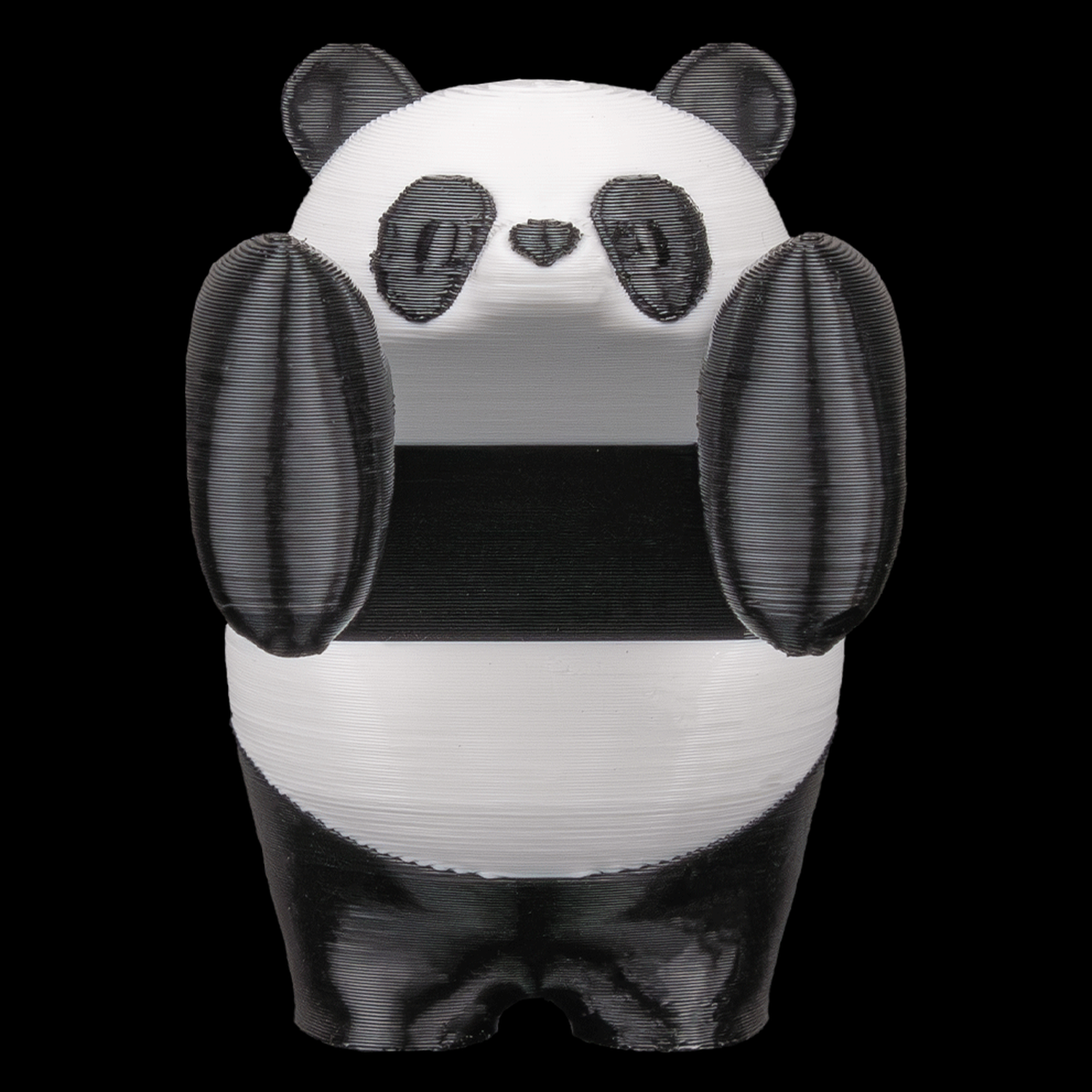 Panda trepador para juego de equilibrio