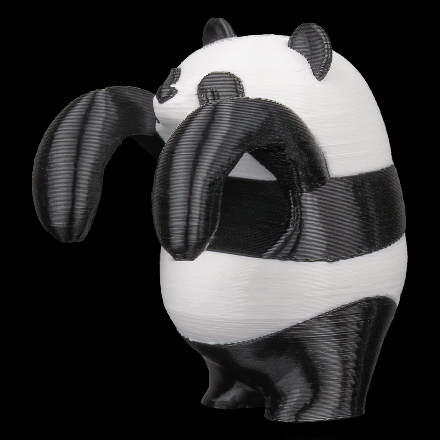 Panda trepador para juego de equilibrio