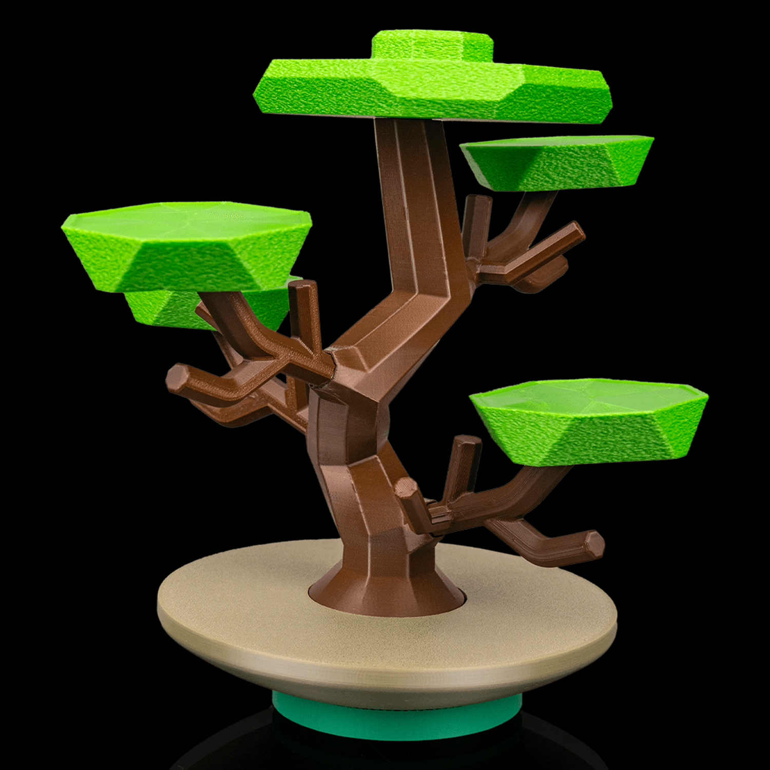 Bonsái para juego de equilibrio con pandas