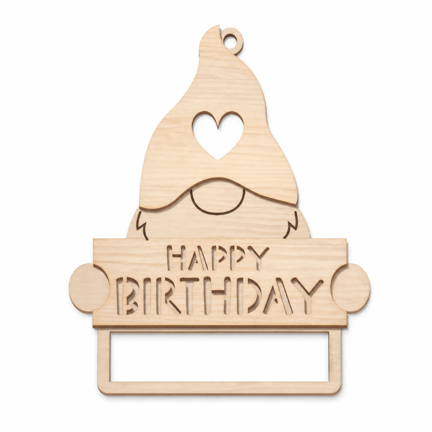 Happy Birthday Money Holder Laser Cut