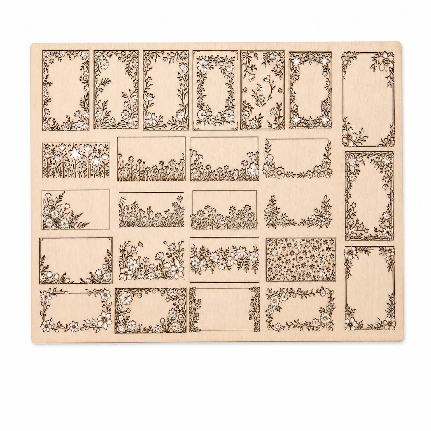 Laser Cut Floral Bundle