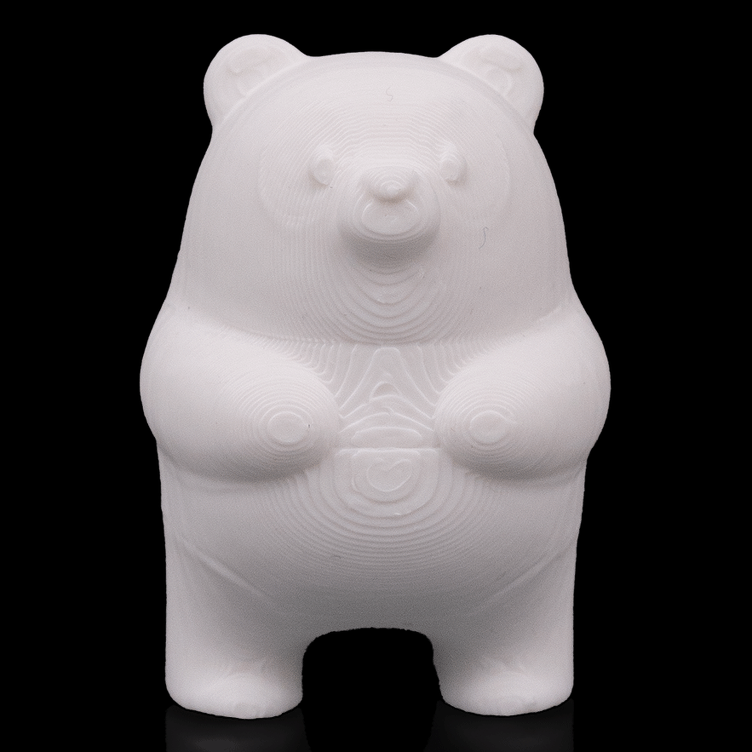 Panda tumbado para juego de equilibrio