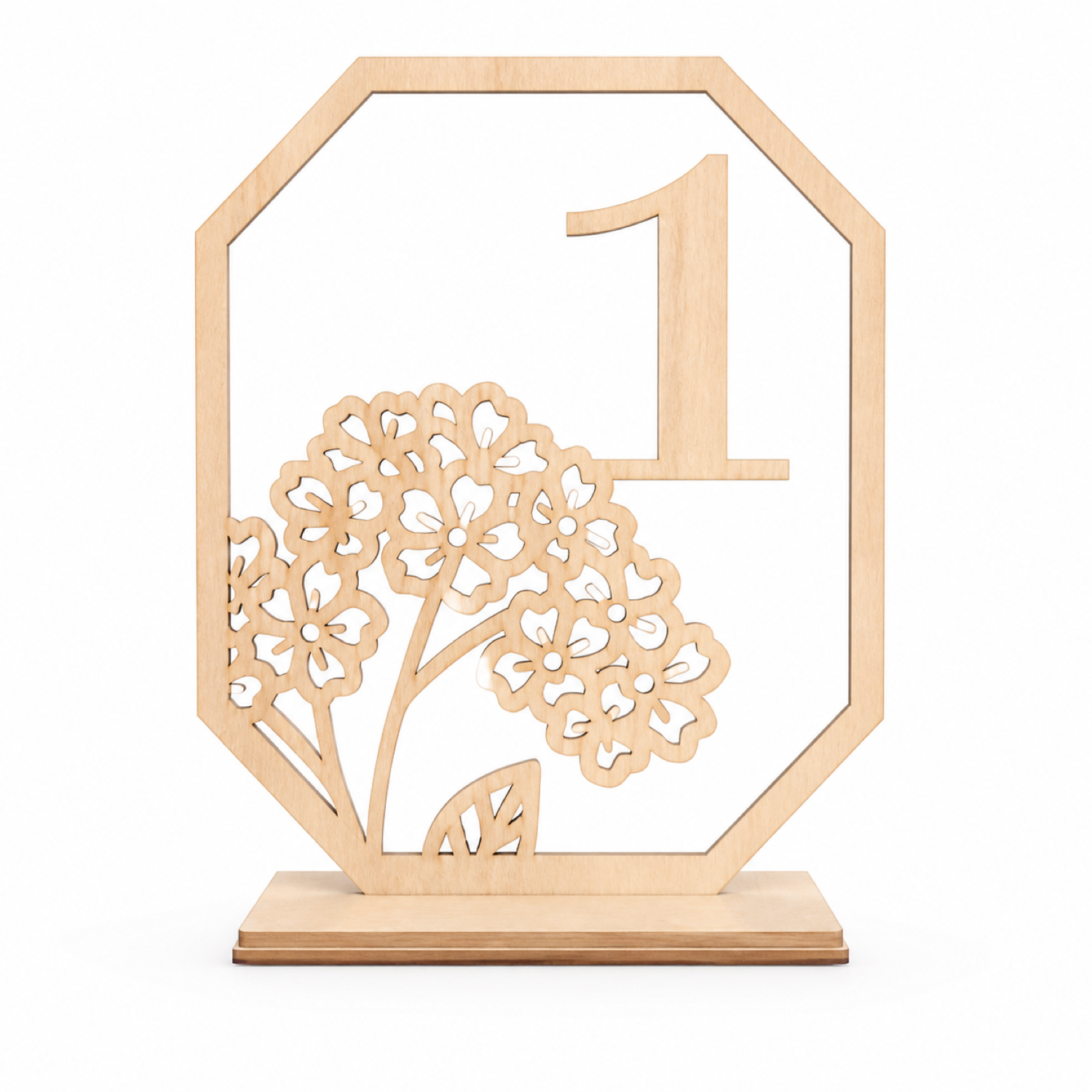Wedding Table Numbers SVG – Laser Cut