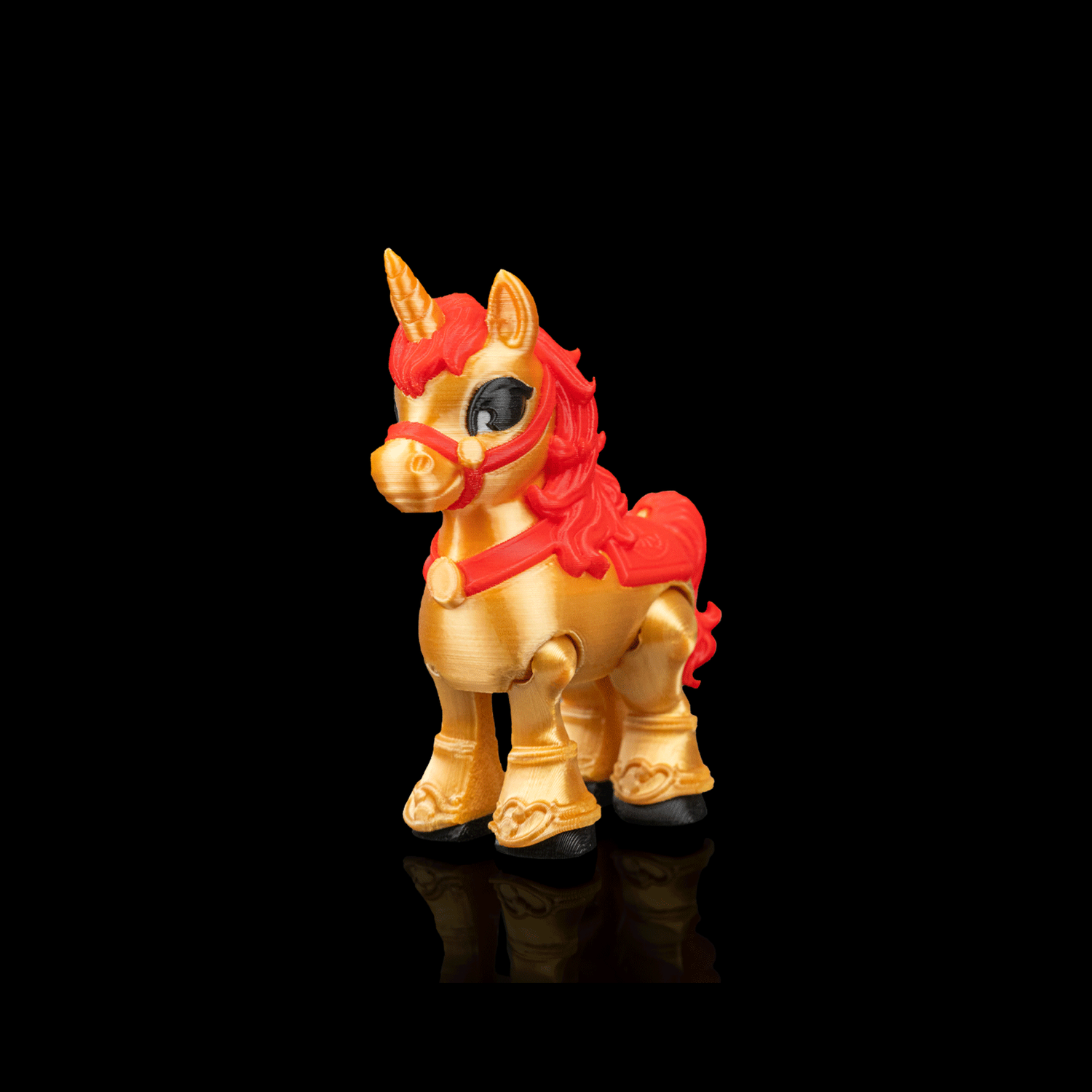 Unicornio articulado Golden Harmony