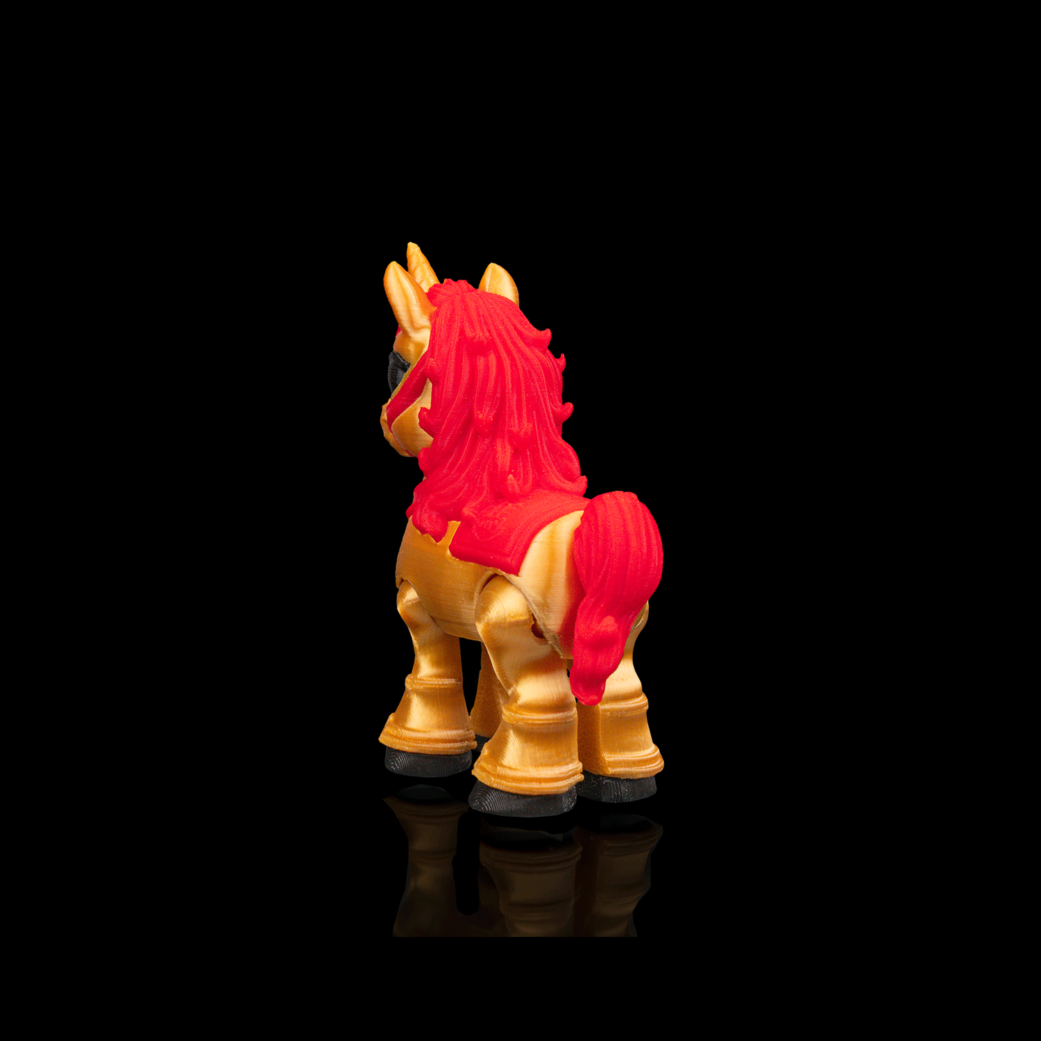 Unicornio articulado Golden Harmony
