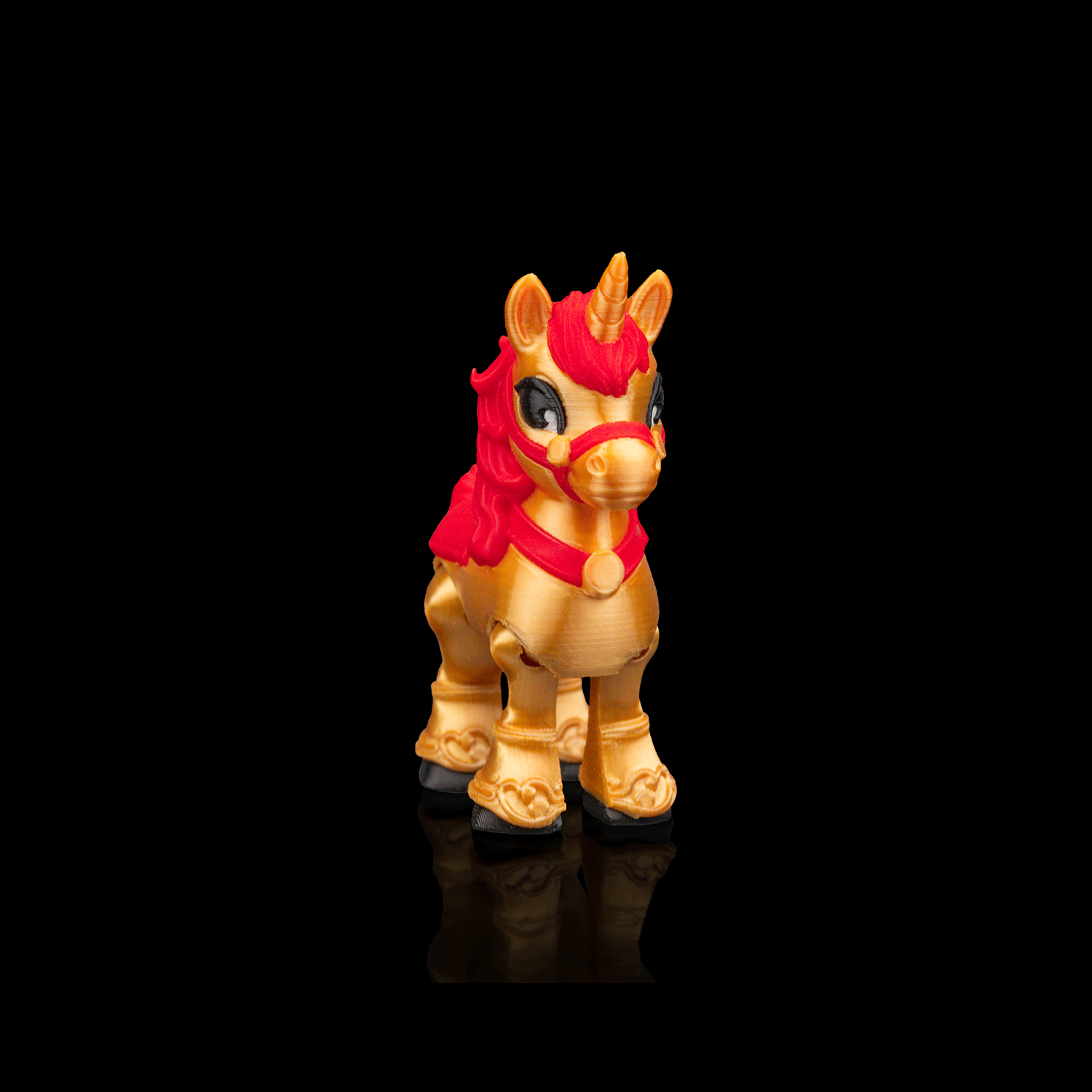 Unicornio articulado Golden Harmony