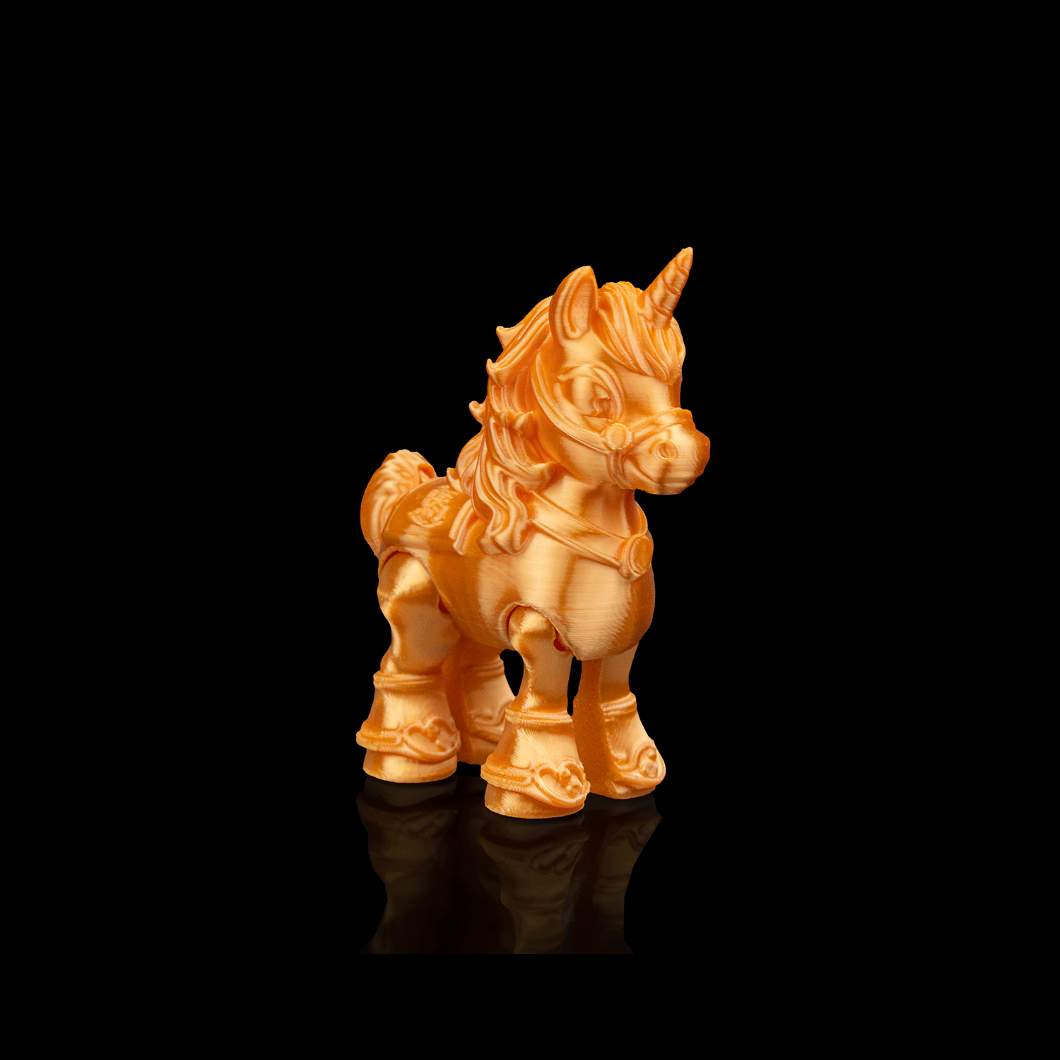 Unicornio articulado Golden Harmony