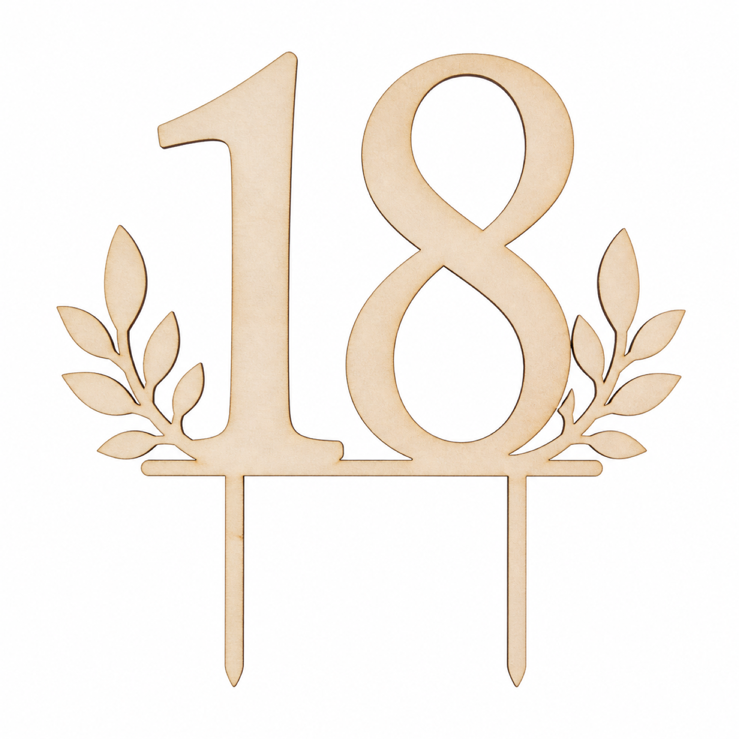 Happy 18th Birthday Cake Topper SVG