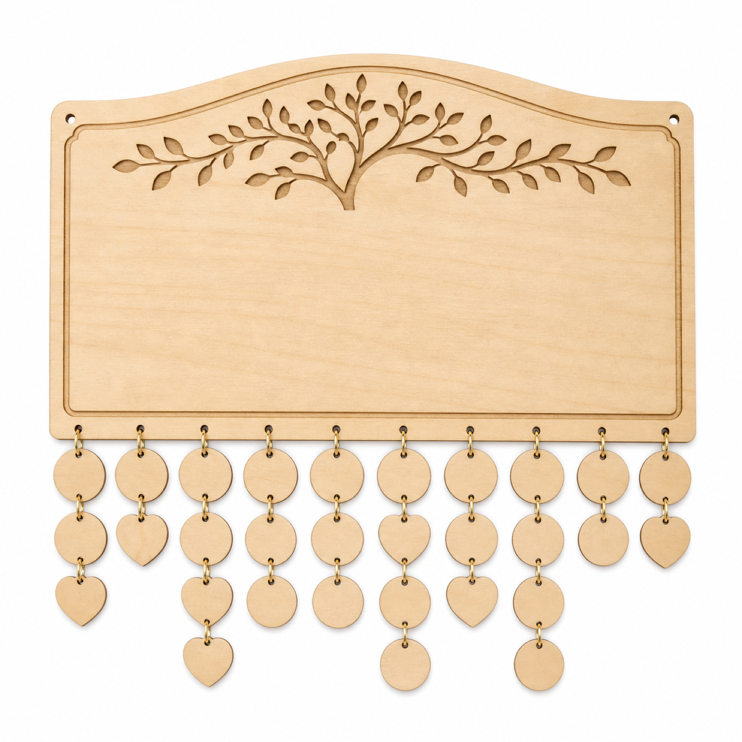 Family Birthday Tracker Board Laser Cut