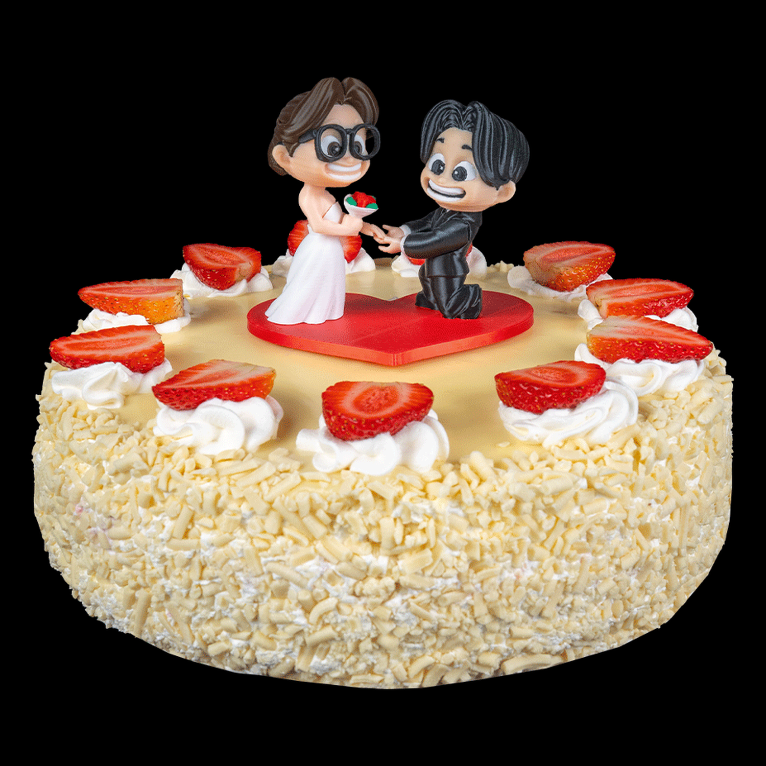 Adorno para tarta Marry Me
