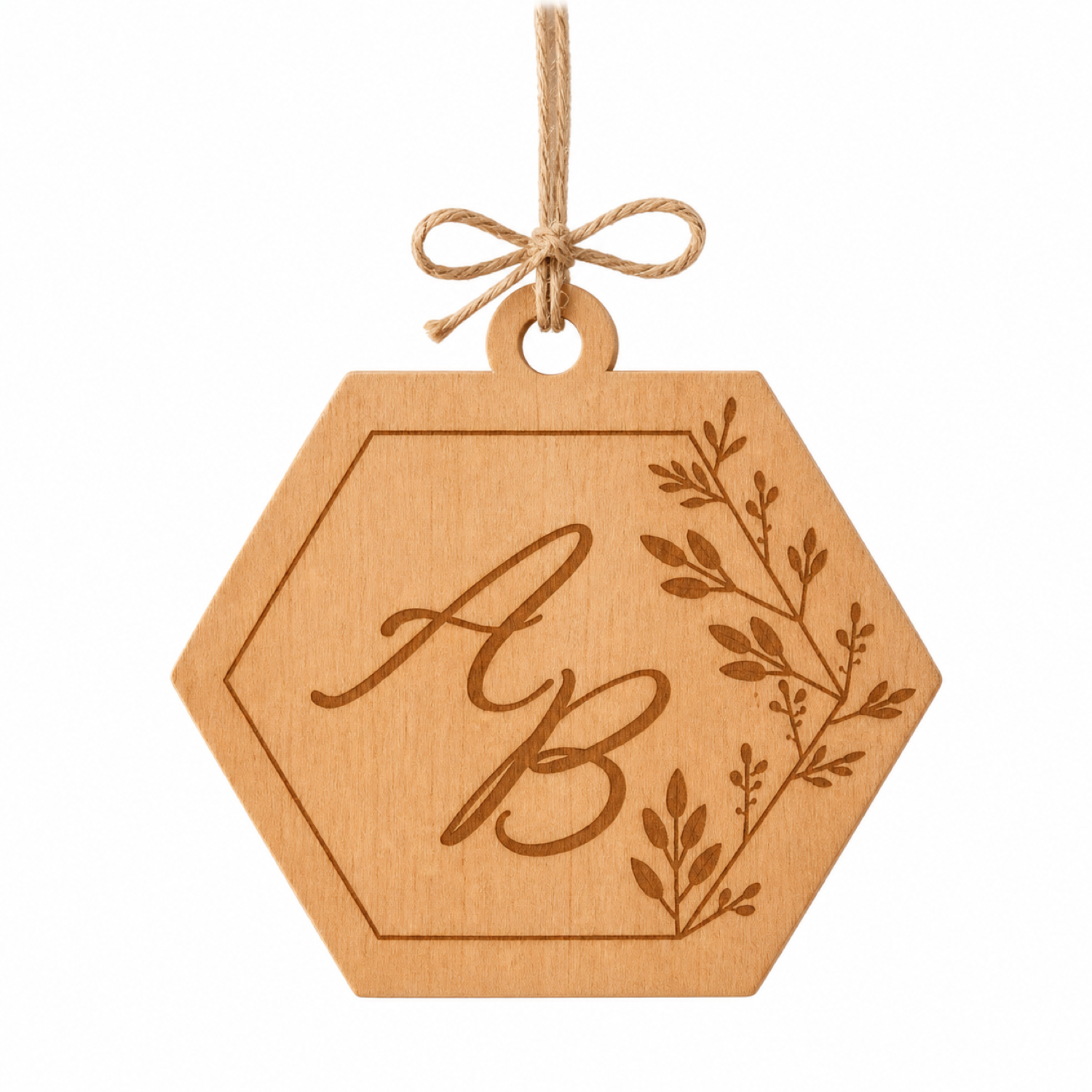 Wedding Dress Hanger Tag Laser Cut