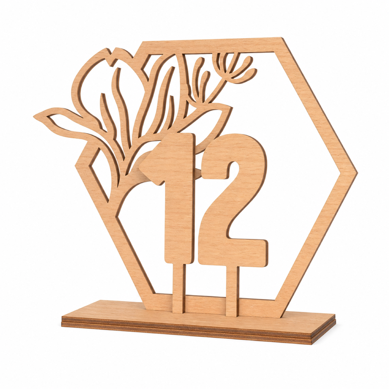 Wedding Table Number Laser Cut