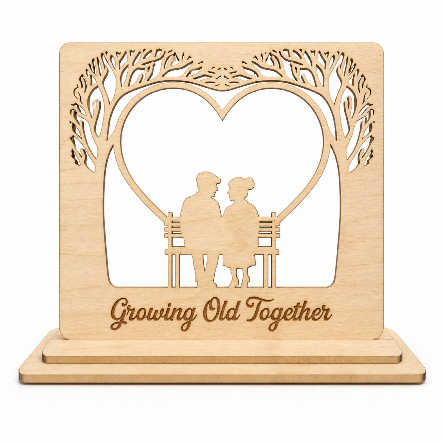 Romantic Wood Cut File Decor
