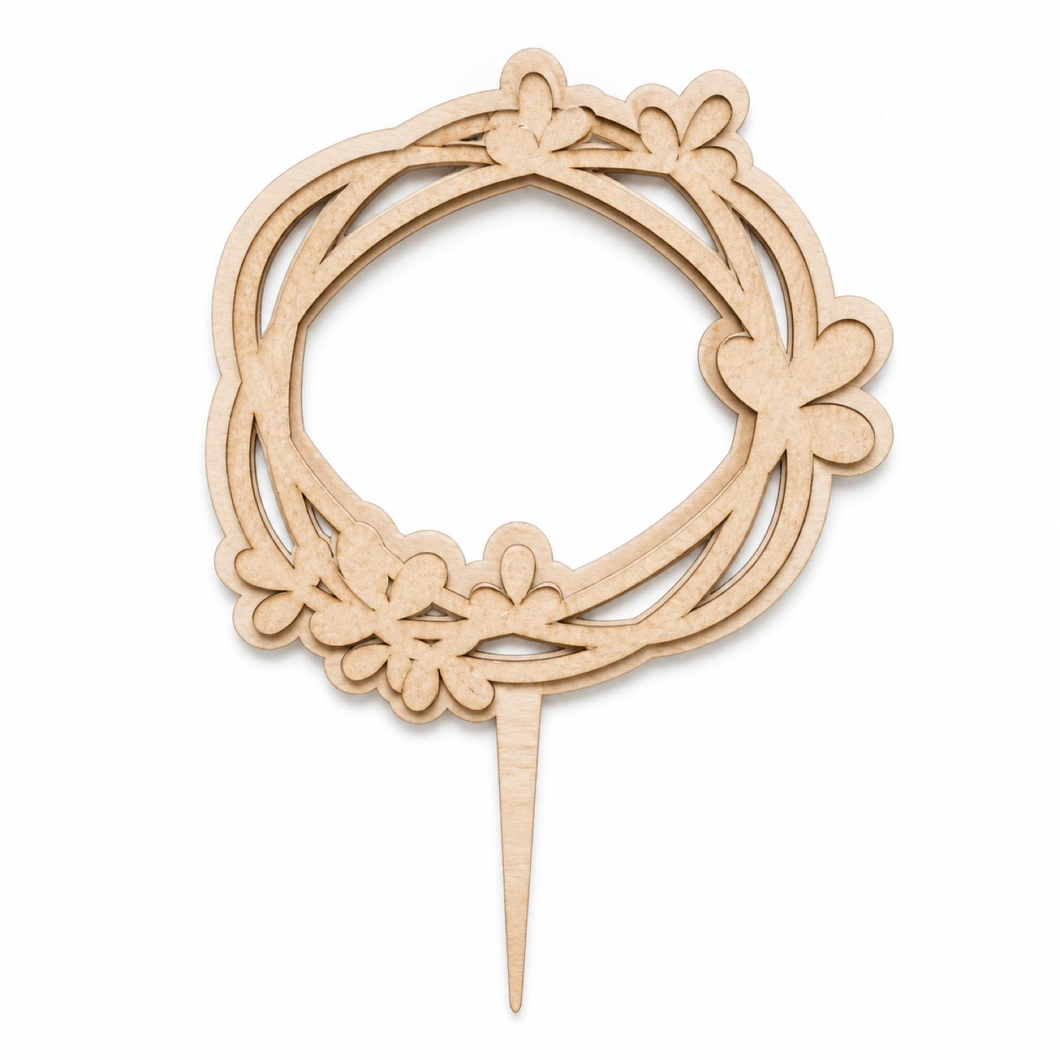 3d Layered Cake Topper Svg Laser Cut