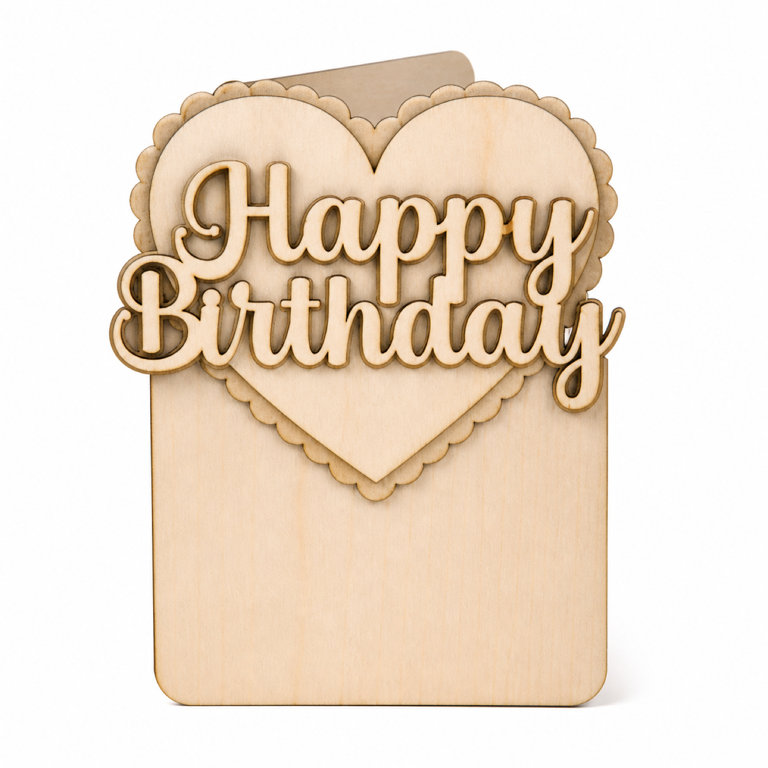 Heart Birthday Card Svg, 3d Layered Card