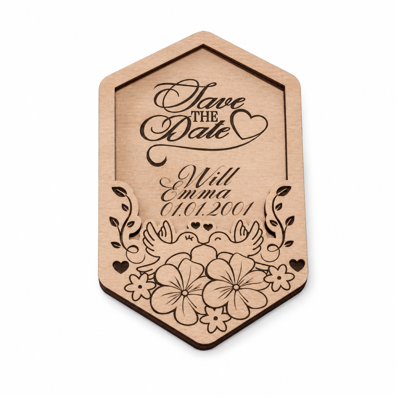 Save the Date Magnet Laser Cut | Wedding
